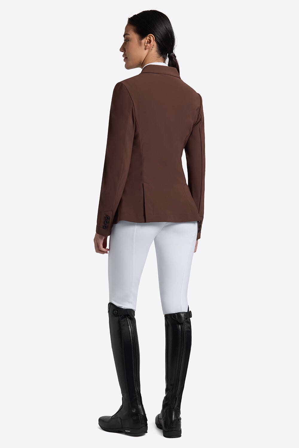 Rider's Gene Rider's Gene Women's Competition Button Jacket SHAVED CHOCOLATE-2