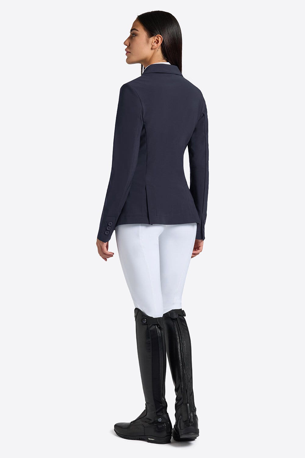 Rider's Gene Rider's Gene Women's Competition Button Jacket NAVY-2