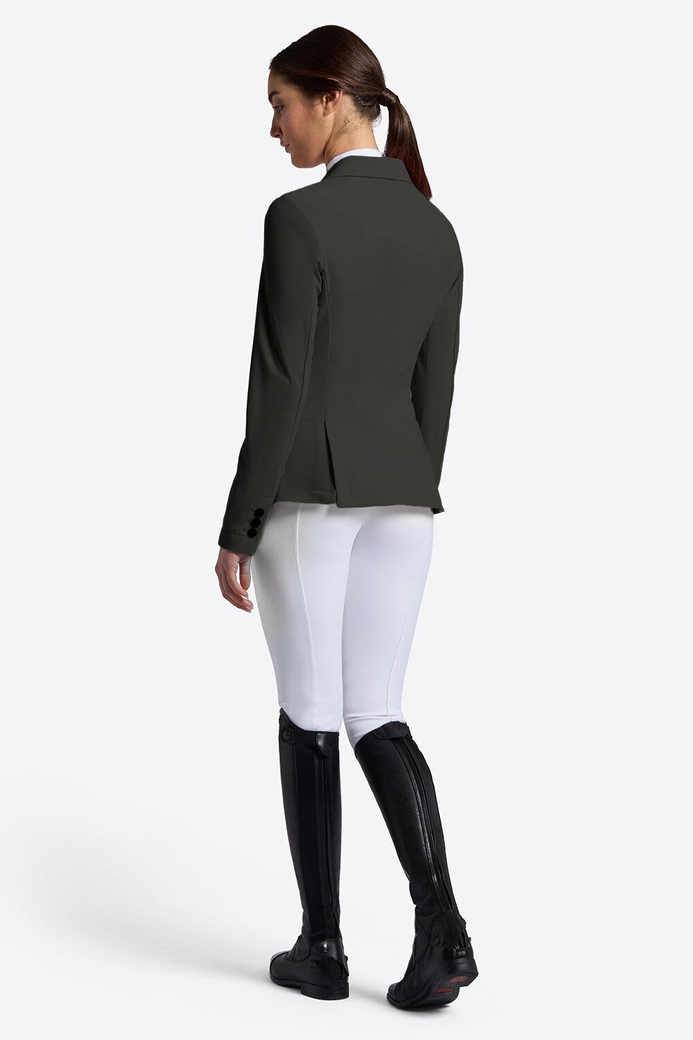 Women’s competition jacket with buttons and rhinestones