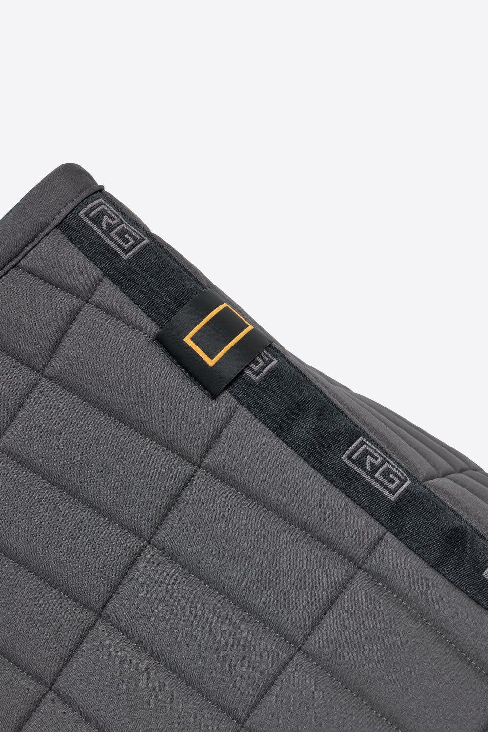 Rider's Gene Sottosella da salto trapuntato rettangolare RG Graphite Grey-3