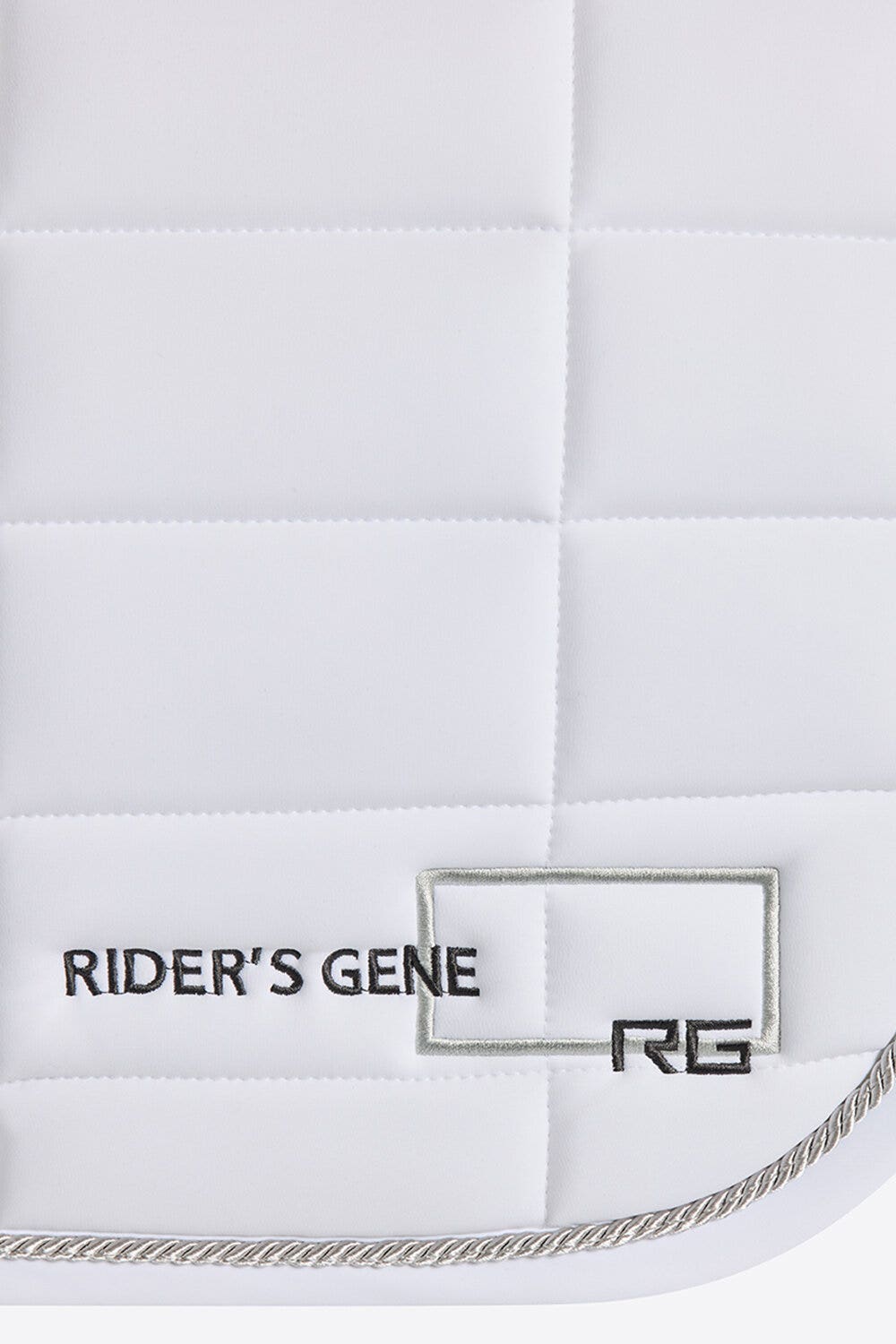 Rider's Gene Sottosella da Dressage Rider's Gene con Trapuntatura Rettangolare WHITE-2