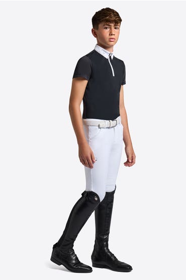 Rider's Gene Boy's Short Sleeve Competition Polo