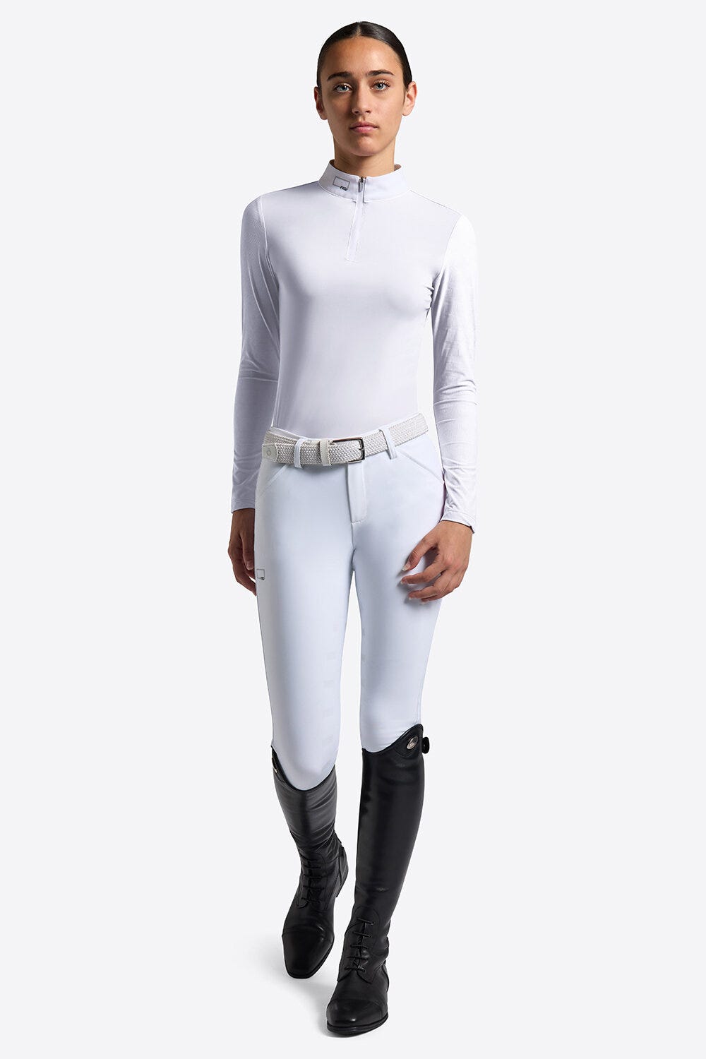 Rider's Gene Long Sleeve Jacquard Jersey Competition Shirt for Girls