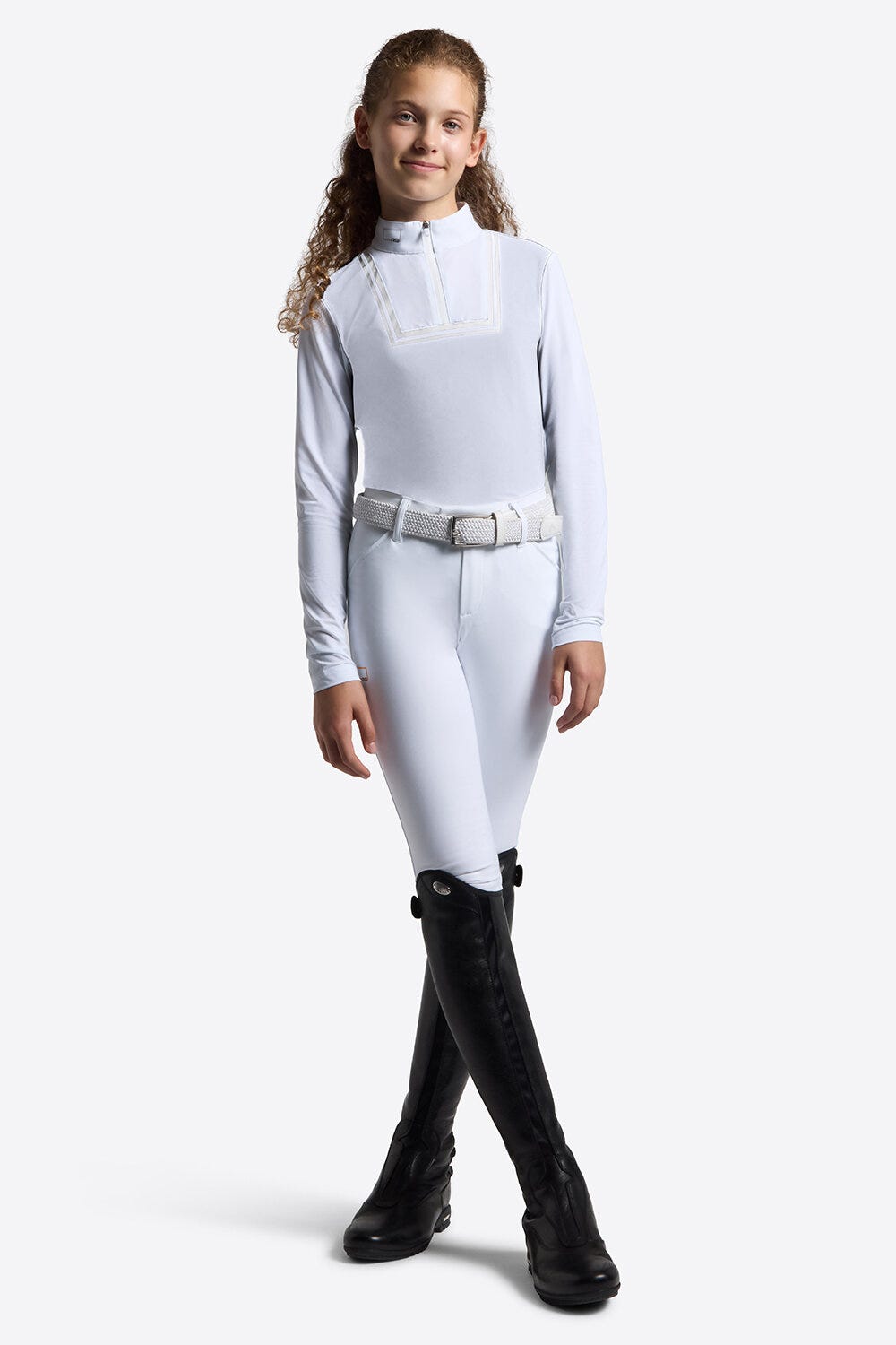 Girl's Long Sleeve Riding Shirt | Rider's Gene