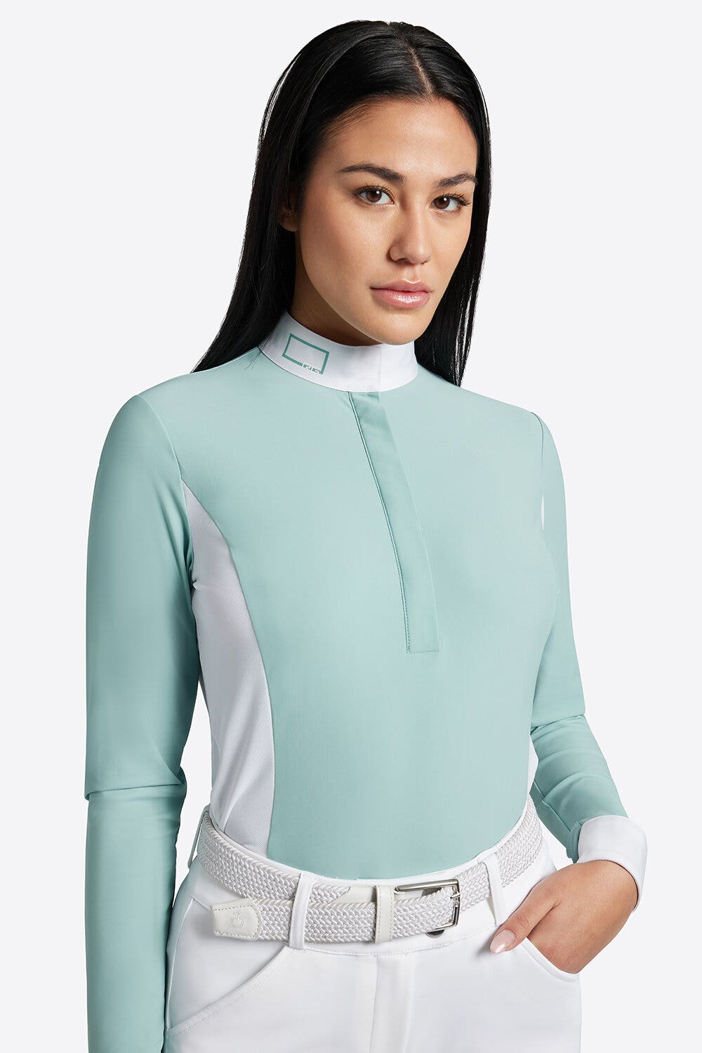 Rider's Gene Camicia Rider's Gene da concorso da donna Light Blue-5