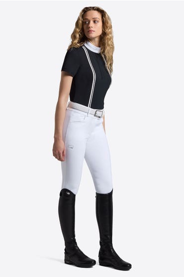 Camicia da Competizione da Donna con Inserti Micro-Perforati | Rider's Gene