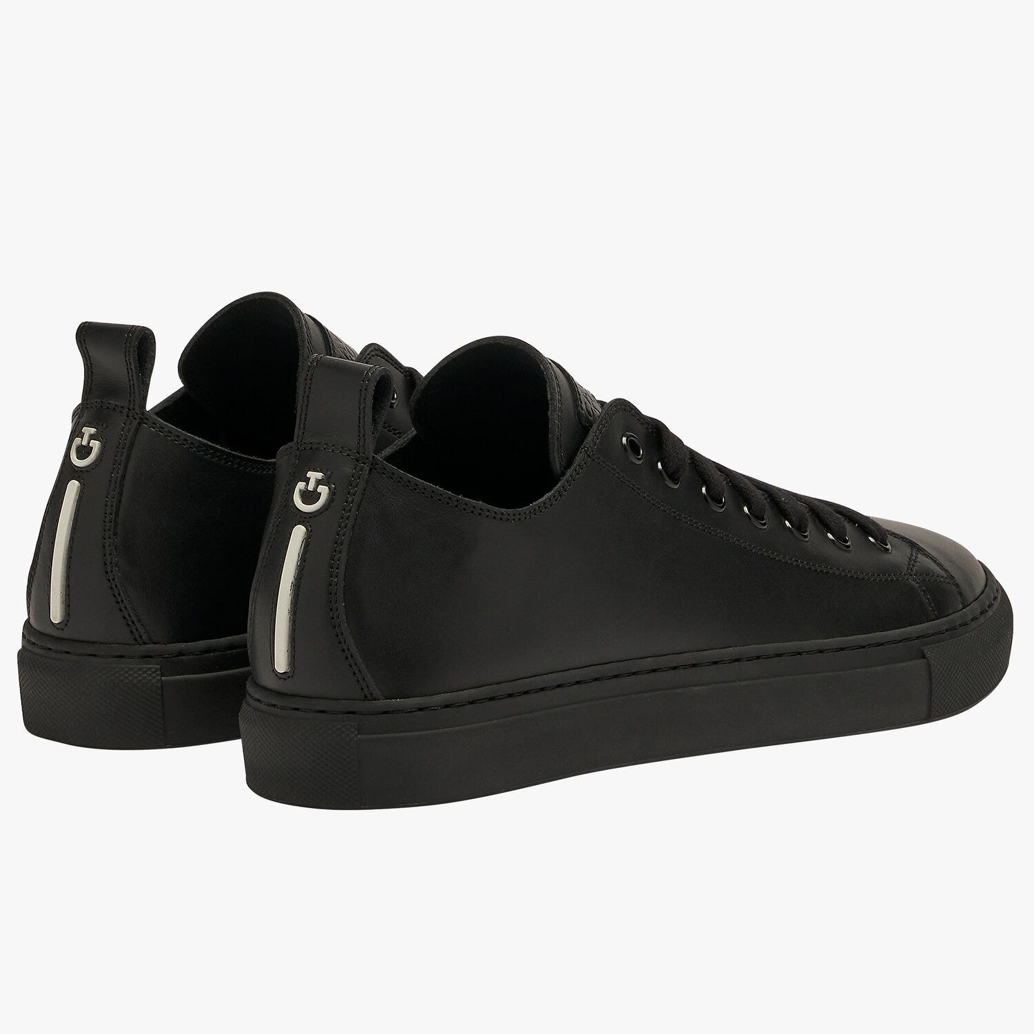 Cavalleria Toscana Leather lace-up sneakers with a cup sole