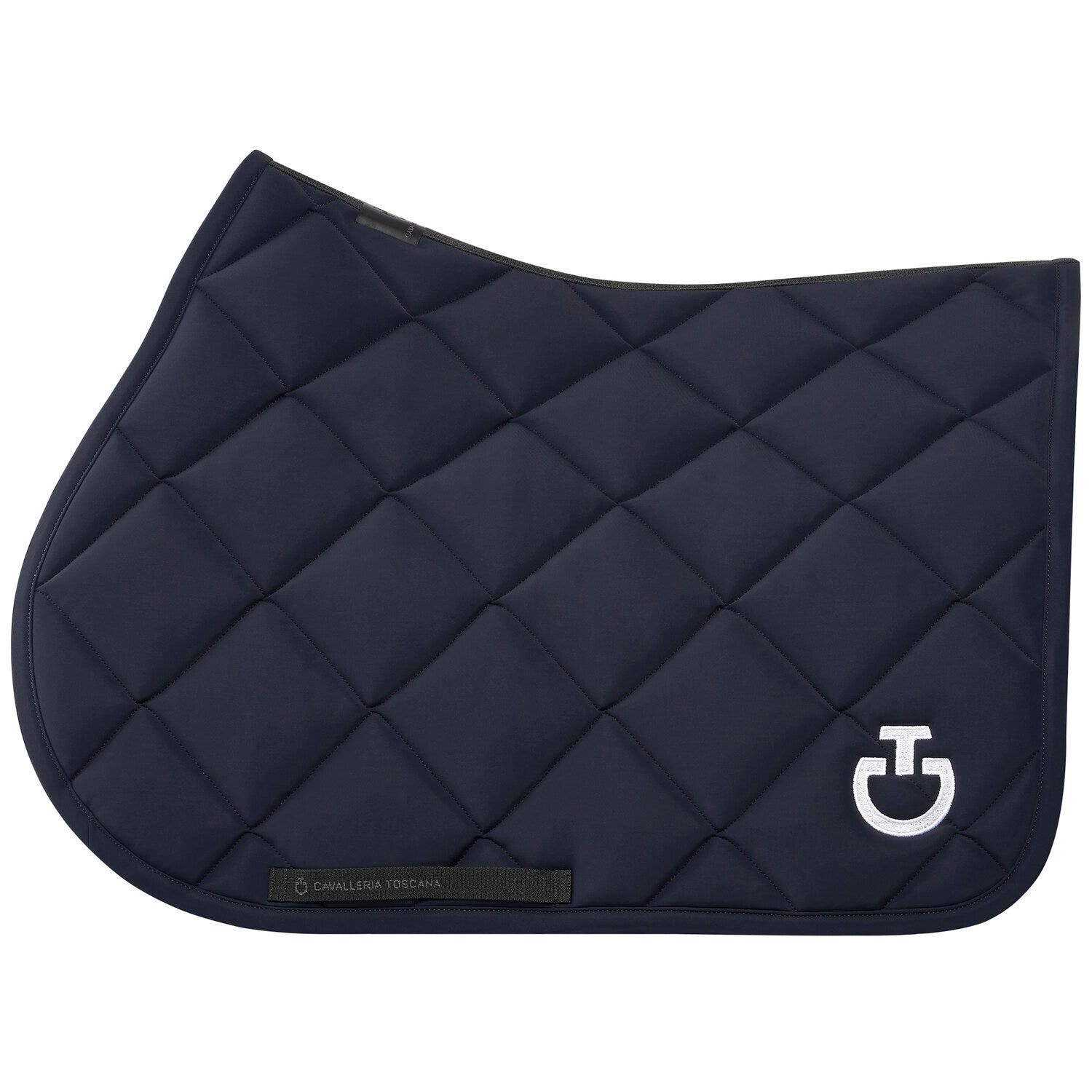 Cavalleria Toscana Cavalleria Toscana Jumping Saddle Pad with Diamond quilting DARK BLUE/DARK BLUE-1