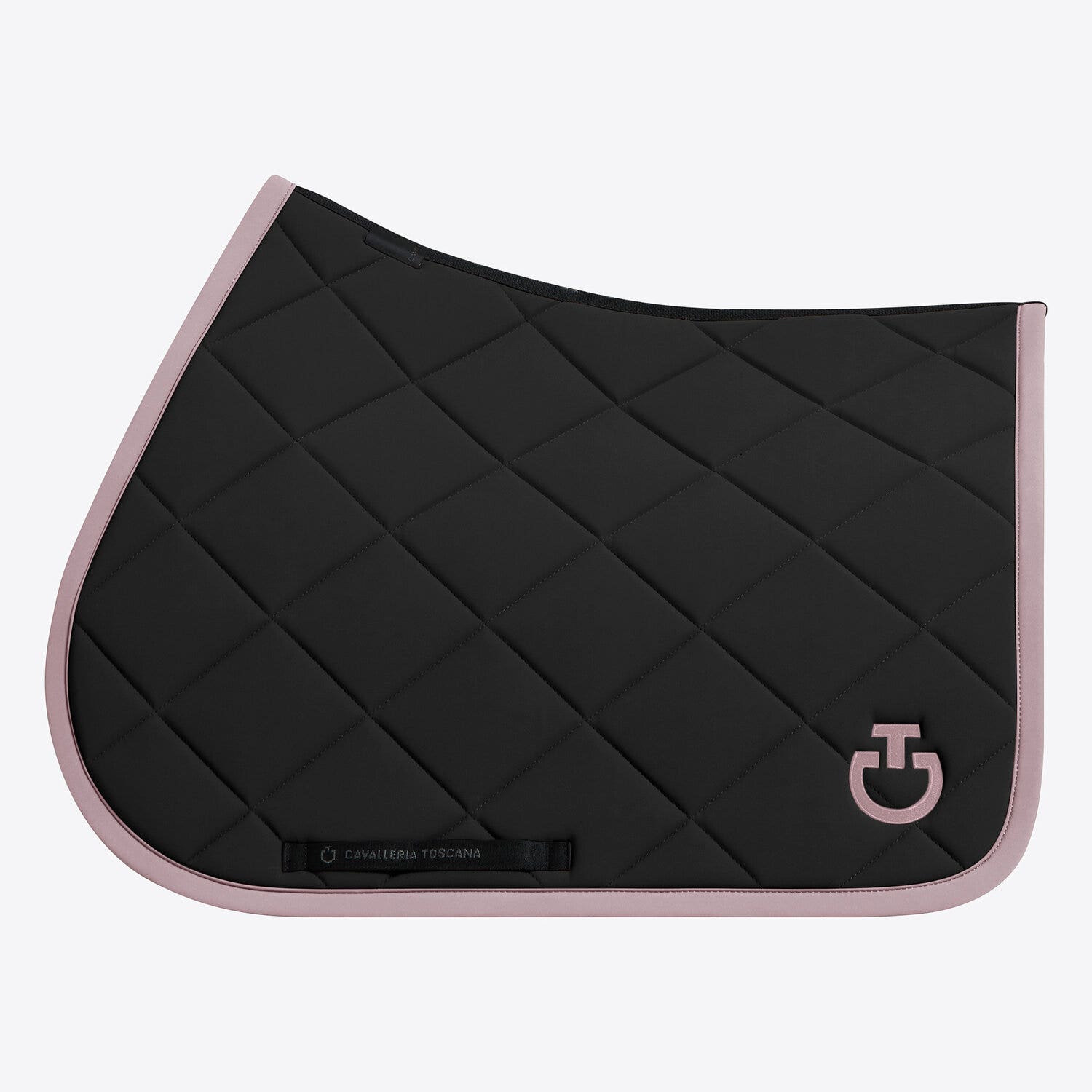 Cavalleria Toscana Jumping horse saddle pad | Cavalleria Toscana BLACK/VIOLET ICE-1