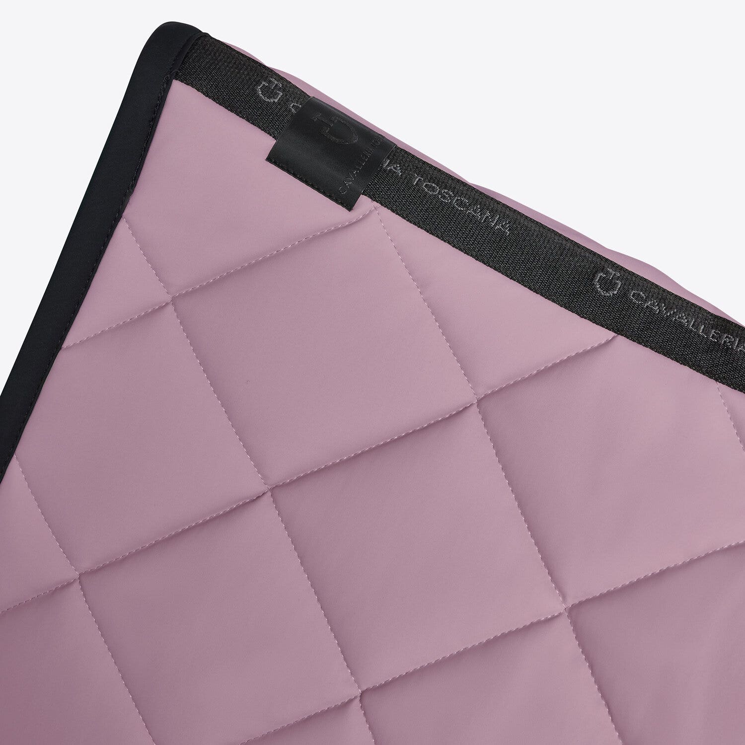 Cavalleria Toscana Cavalleria Toscana Dressage Saddle Pad in Quilted Jersey GRAPE SHAKE/BLACK-2