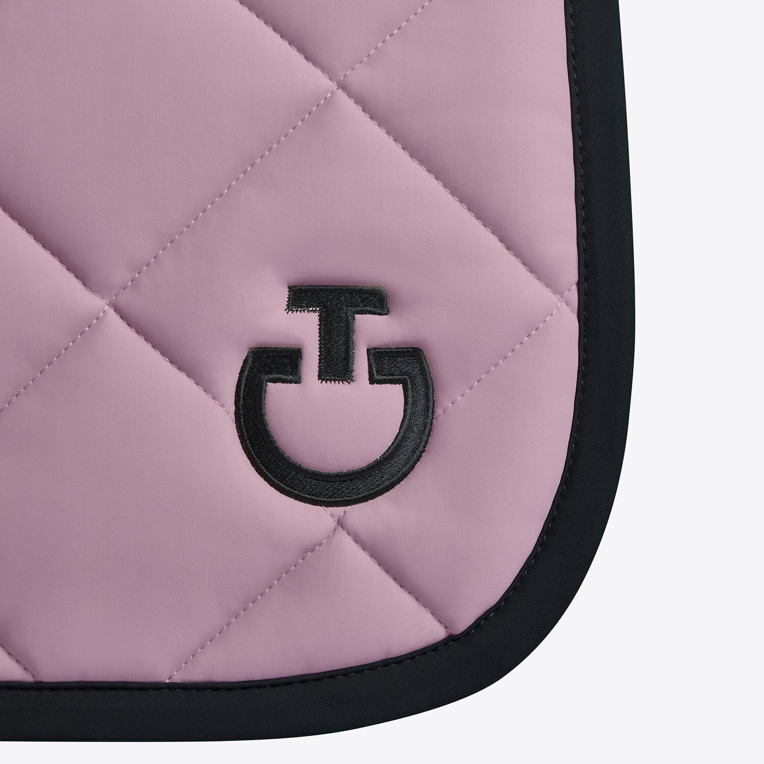 Cavalleria Toscana Cavalleria Toscana Dressage Saddle Pad in Quilted Jersey GRAPE SHAKE/BLACK-3