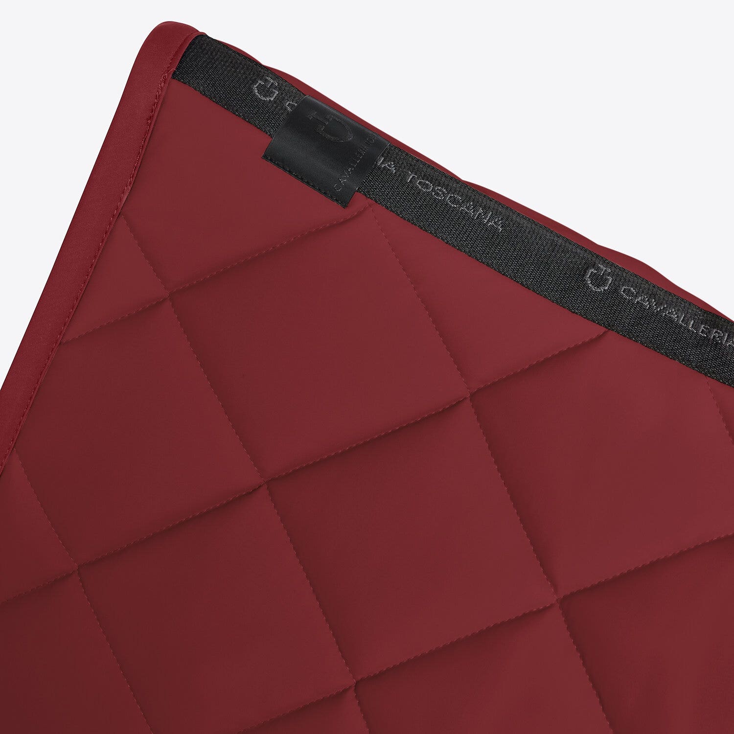 Cavalleria Toscana Cavalleria Toscana Dressage Saddle Pad in Quilted Jersey BORDEAUX-2