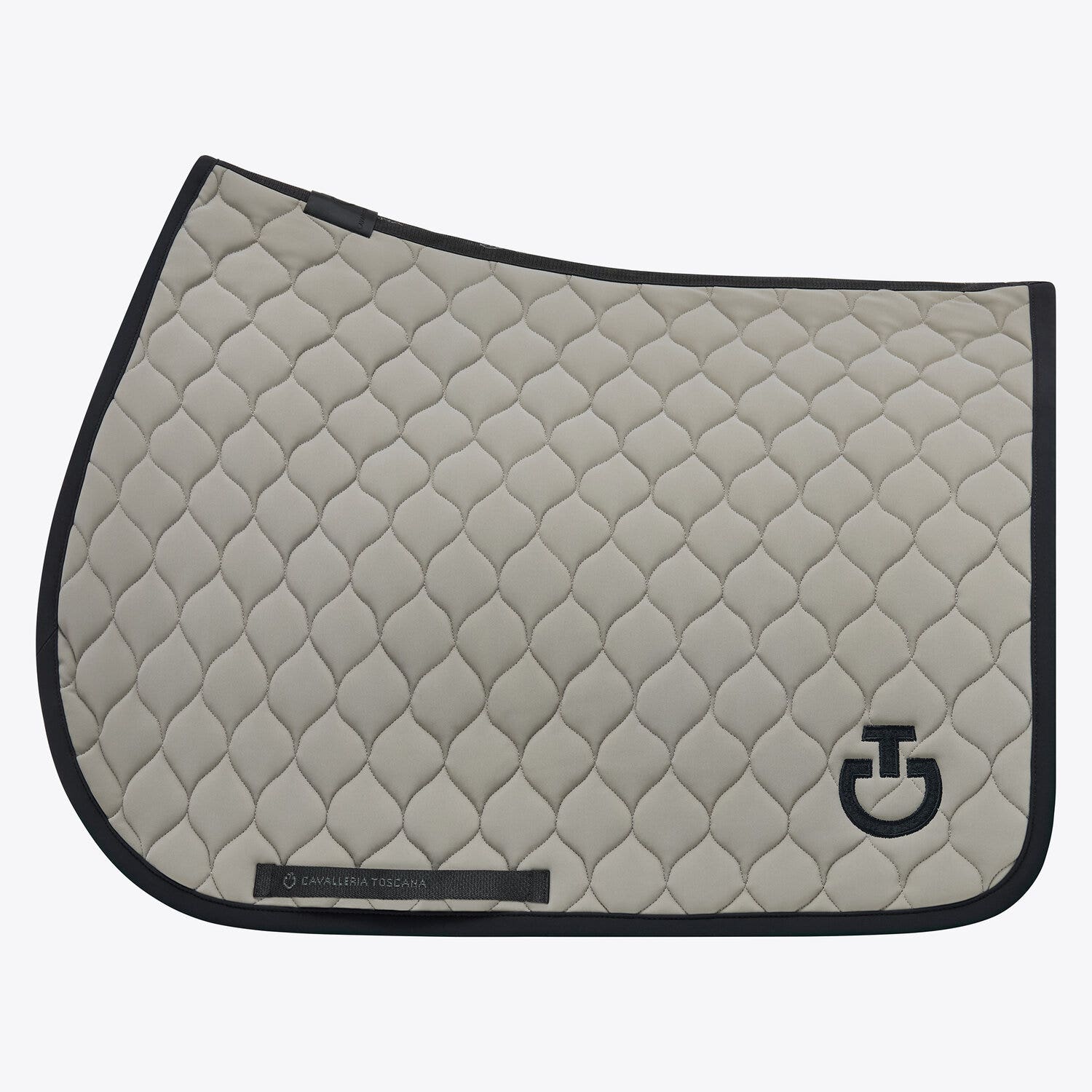 Cavalleria Toscana Circular-quilted jumping saddle pad 5E99-1