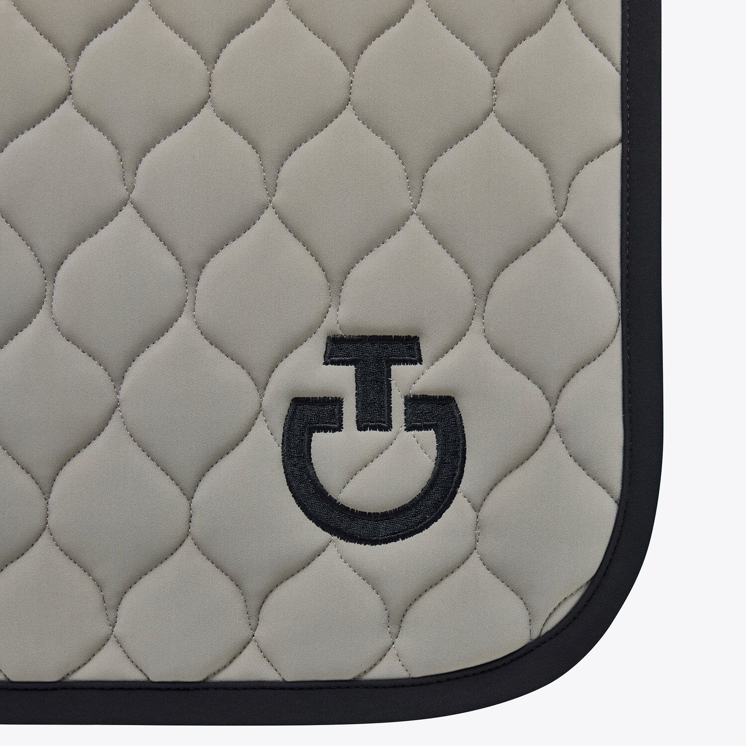 Cavalleria Toscana Circular-quilted jumping saddle pad 5E99-2