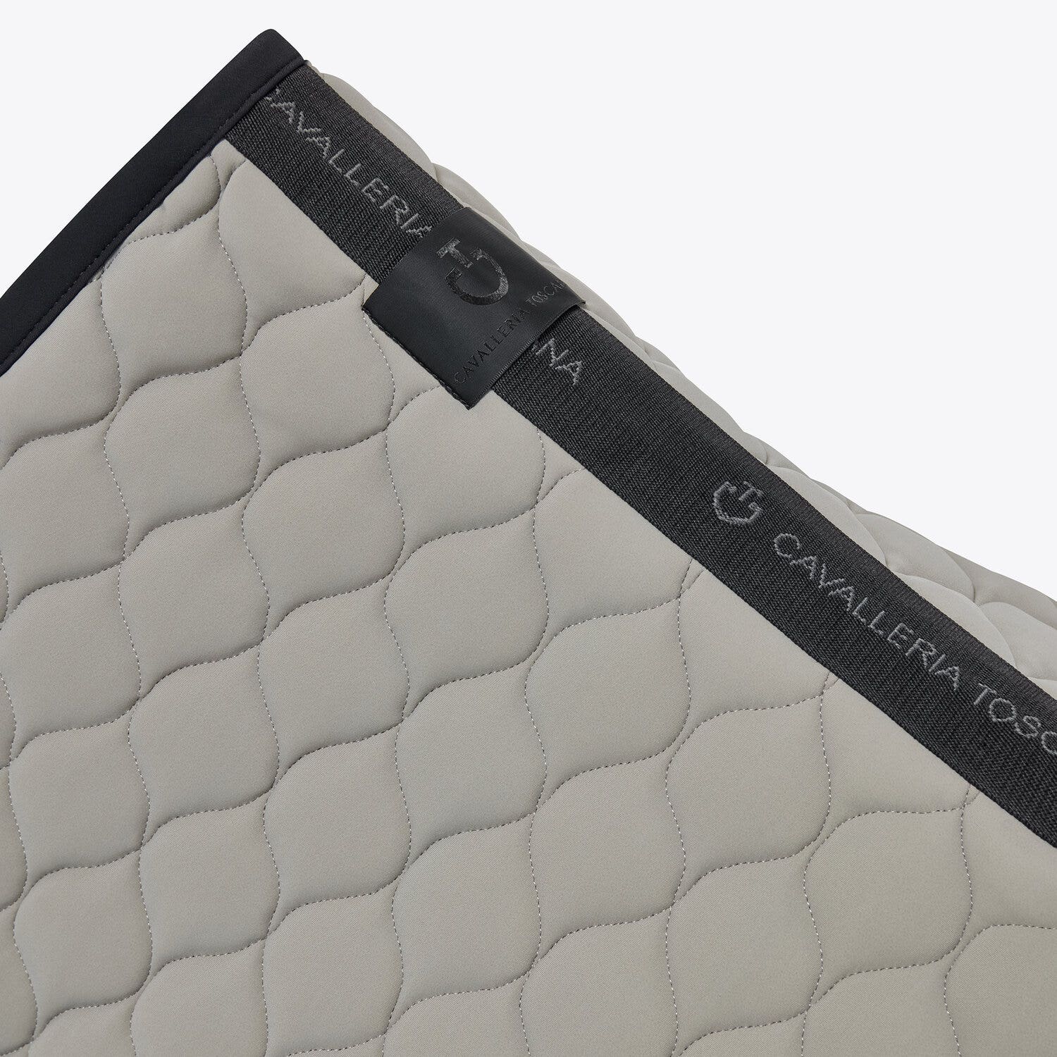 Cavalleria Toscana Circular-quilted jumping saddle pad 5E99-3