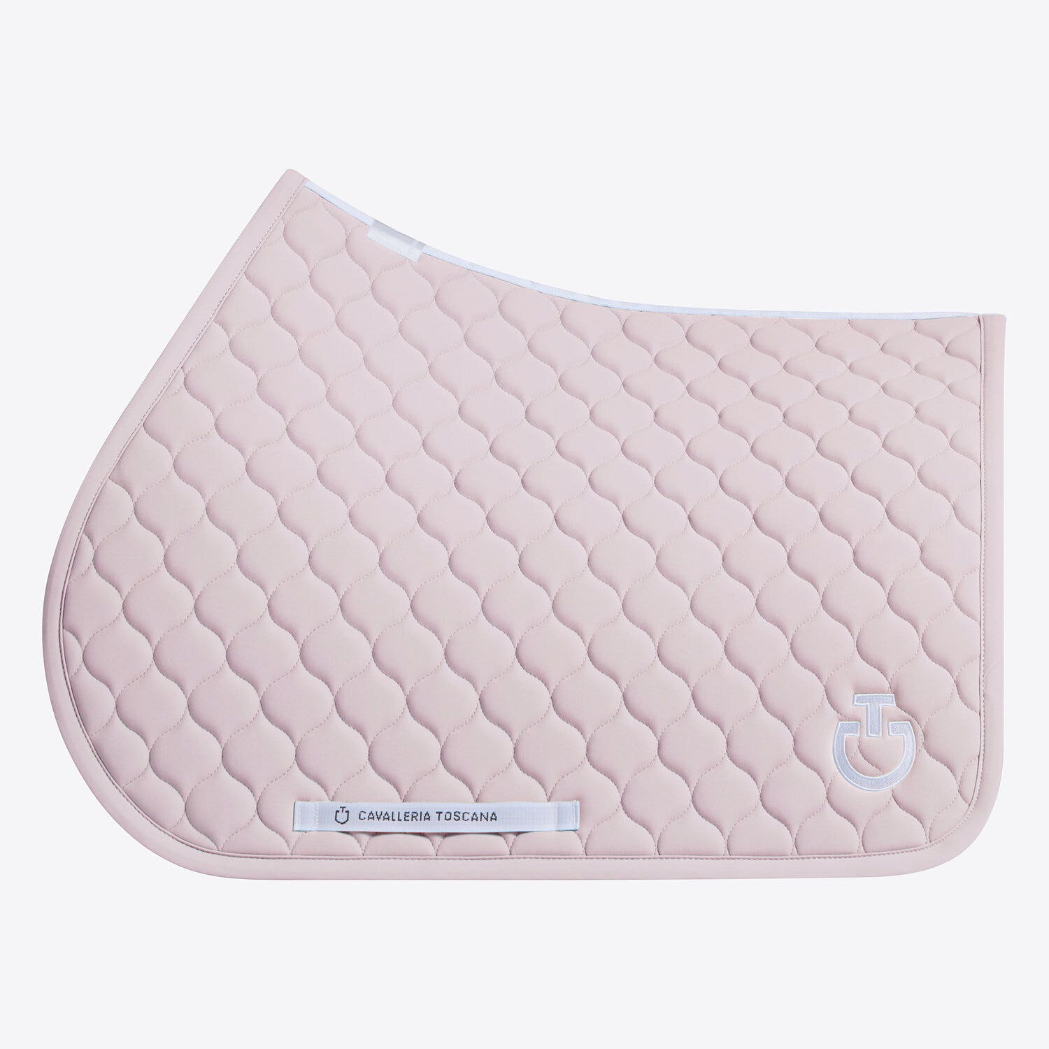 Cavalleria Toscana Cavalleria Toscana Jumping Saddle Pad with Circular Quilting VIOLET ICE-1