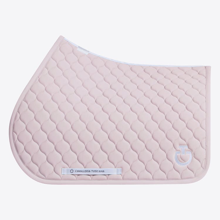 Cavalleria Toscana Jumping Saddle Pad with Circular Quilting