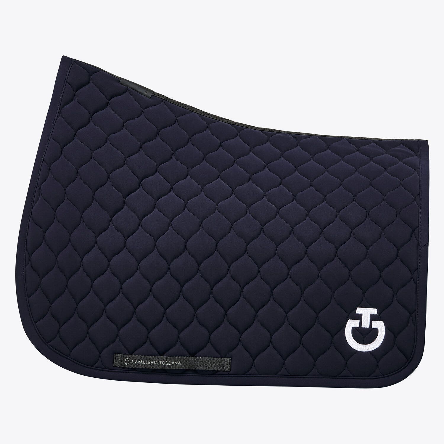 Cavalleria Toscana Cavalleria Toscana Jumping Saddle Pad with Circular Quilting NAVY-1