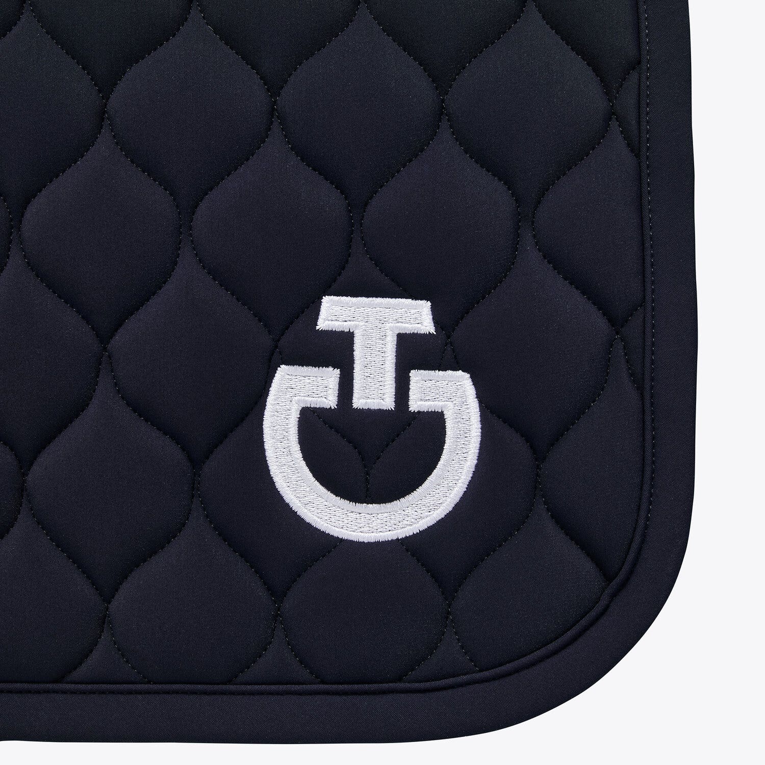 Cavalleria Toscana Cavalleria Toscana Jumping Saddle Pad with Circular Quilting NAVY-3