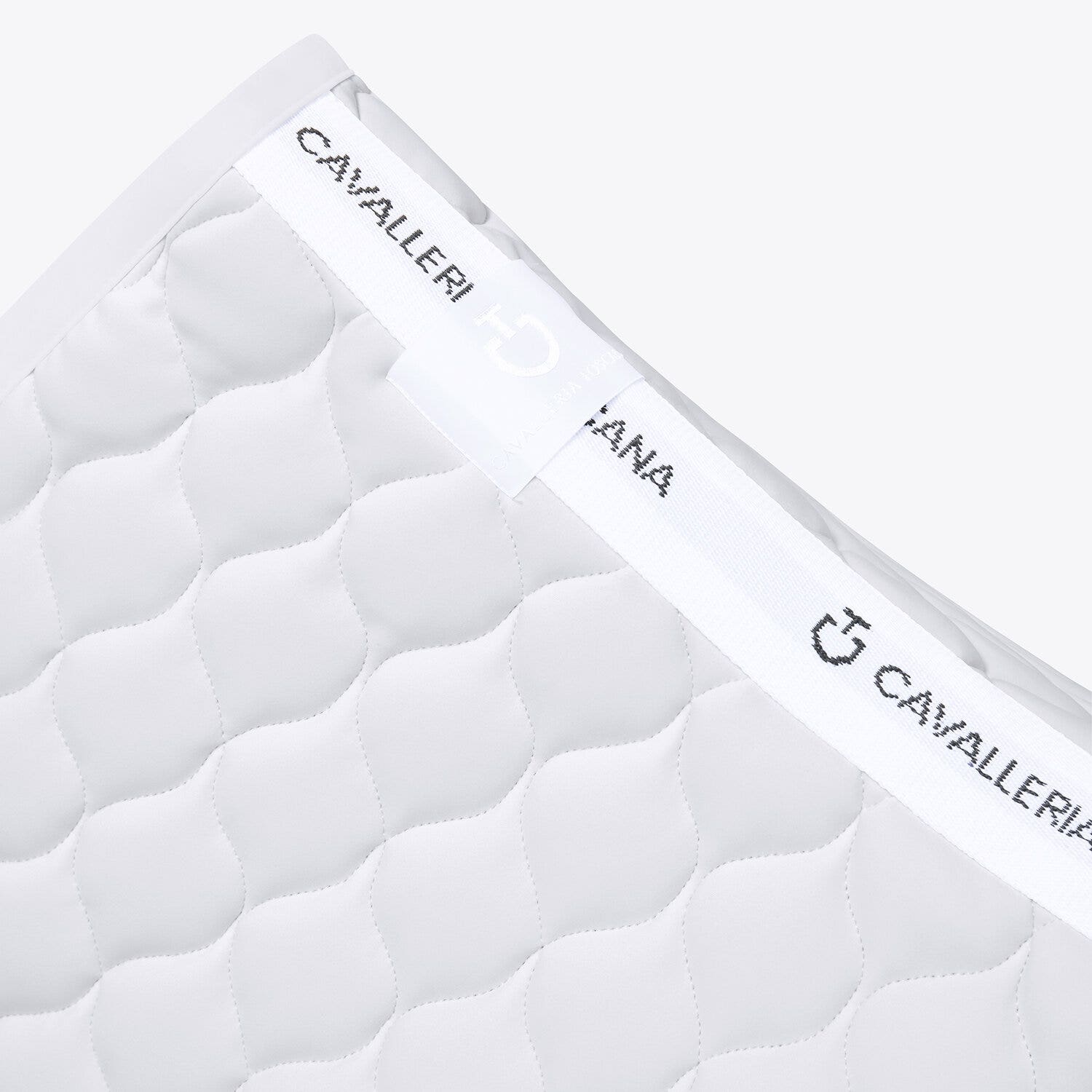 Cavalleria Toscana Cavalleria Toscana Jumping Saddle Pad with Circular Quilting LIGHT GREY-3