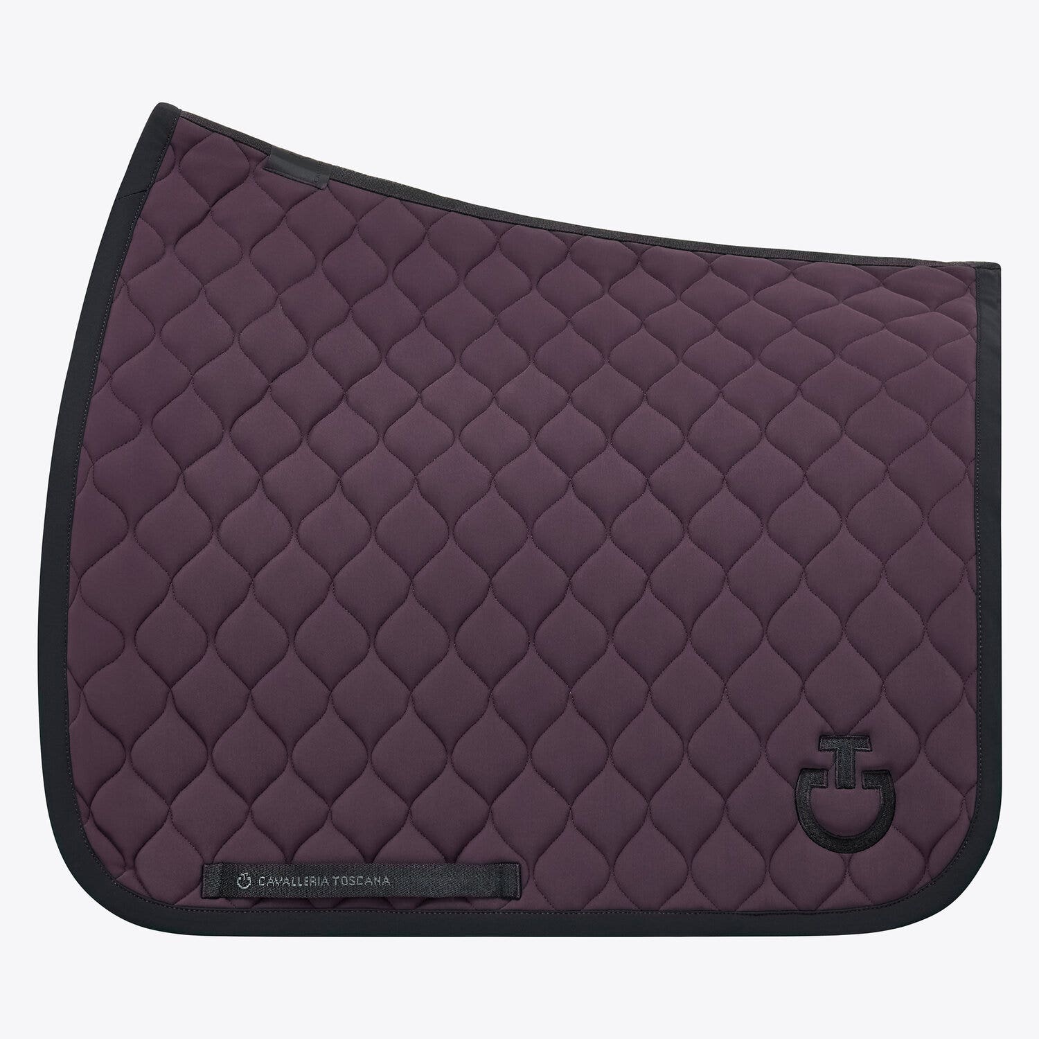 Cavalleria Toscana Circular-quilted dressage saddle pad 3A99-1