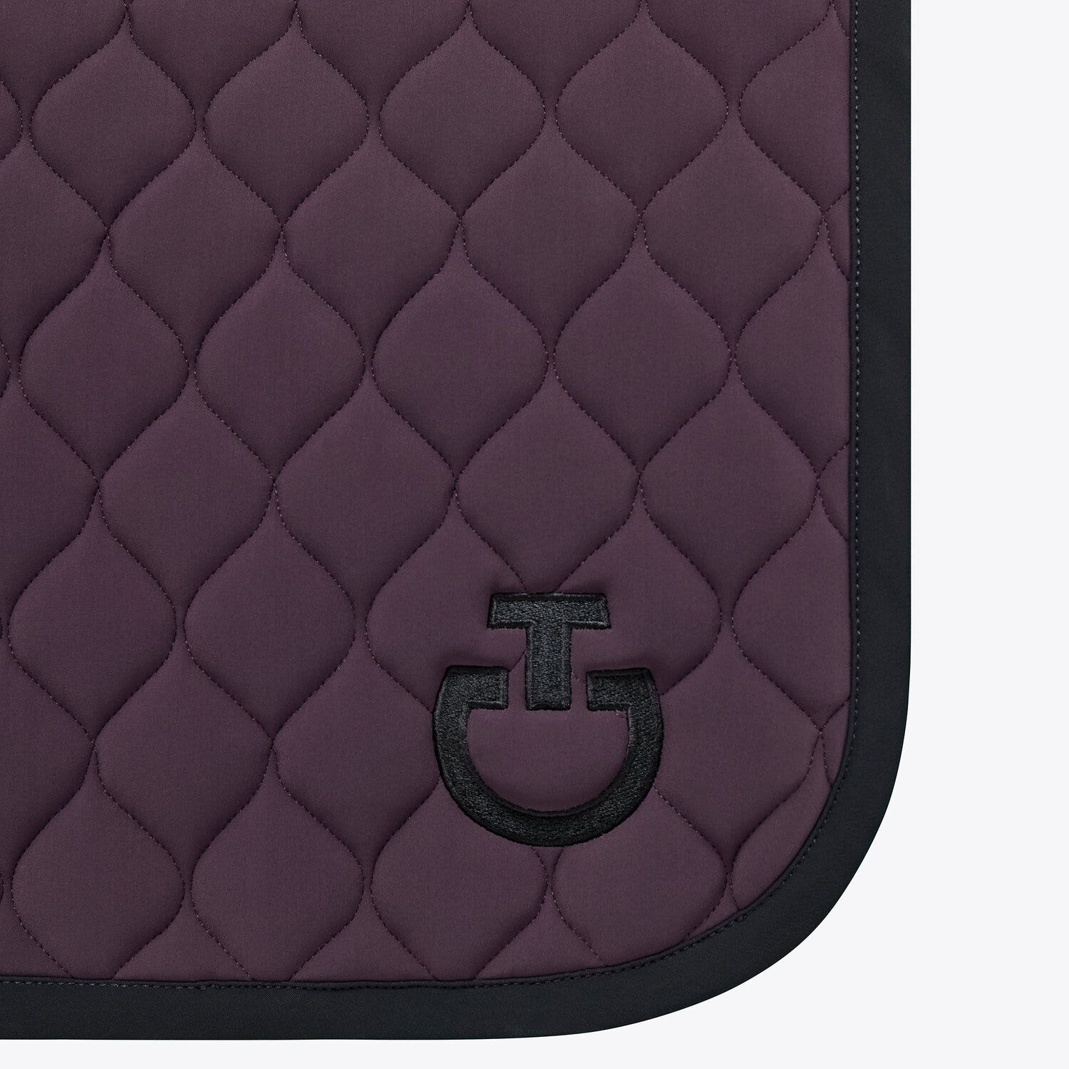 Cavalleria Toscana Circular-quilted dressage saddle pad 3A99-2