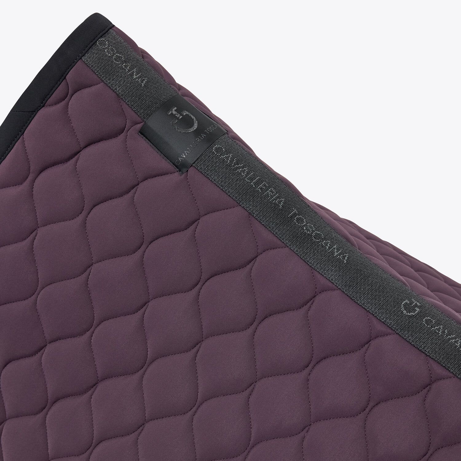 Cavalleria Toscana Circular-quilted dressage saddle pad 3A99-3