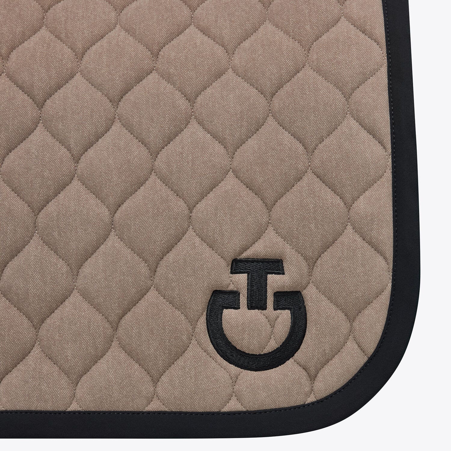 Cavalleria Toscana Circular-quilted dressage saddle pad BEIGE FANTASY-2