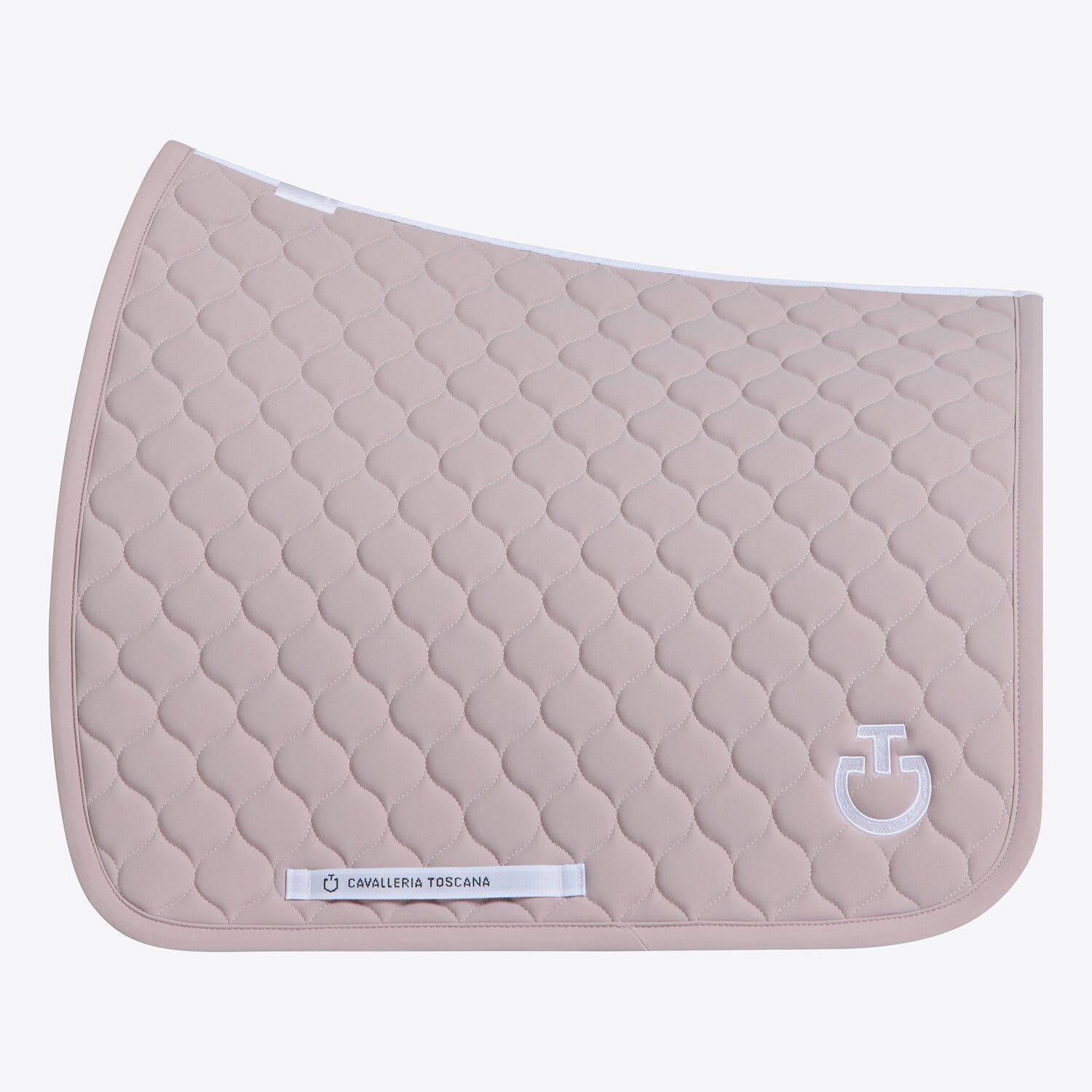 Cavalleria Toscana Cavalleria Toscana Dressage Saddle Pad with Circular Quilting VIOLET ICE-1