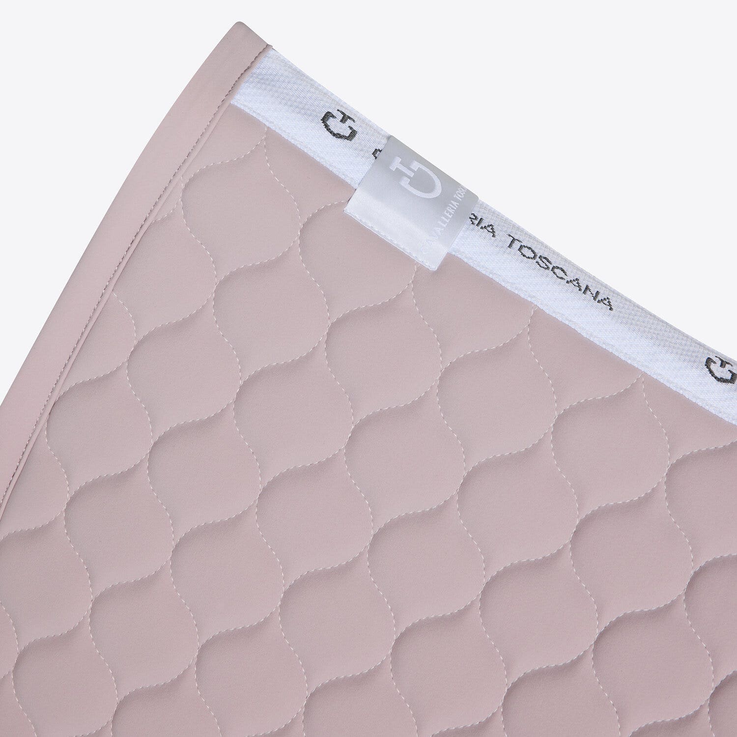 Cavalleria Toscana Cavalleria Toscana Dressage Saddle Pad with Circular Quilting VIOLET ICE-2