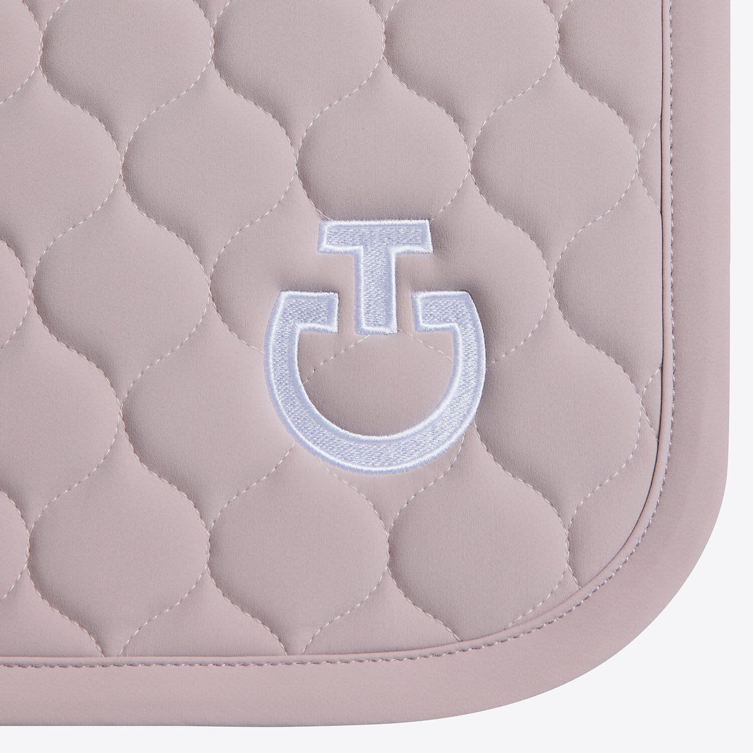 Cavalleria Toscana Cavalleria Toscana Dressage Saddle Pad with Circular Quilting VIOLET ICE-3