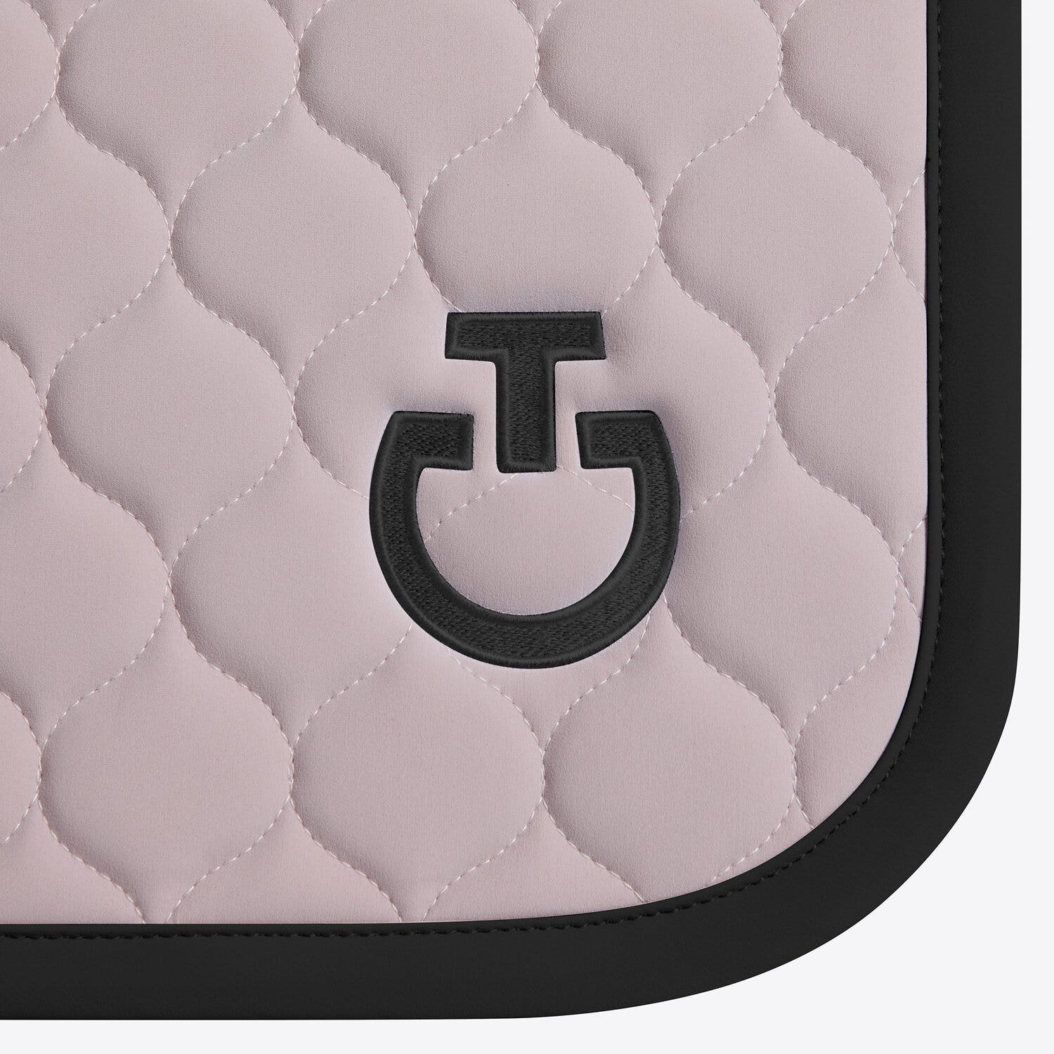 Cavalleria Toscana Cavalleria Toscana Dressage Saddle Pad with Circular Quilting VIOLET ICE/ BLACK-3