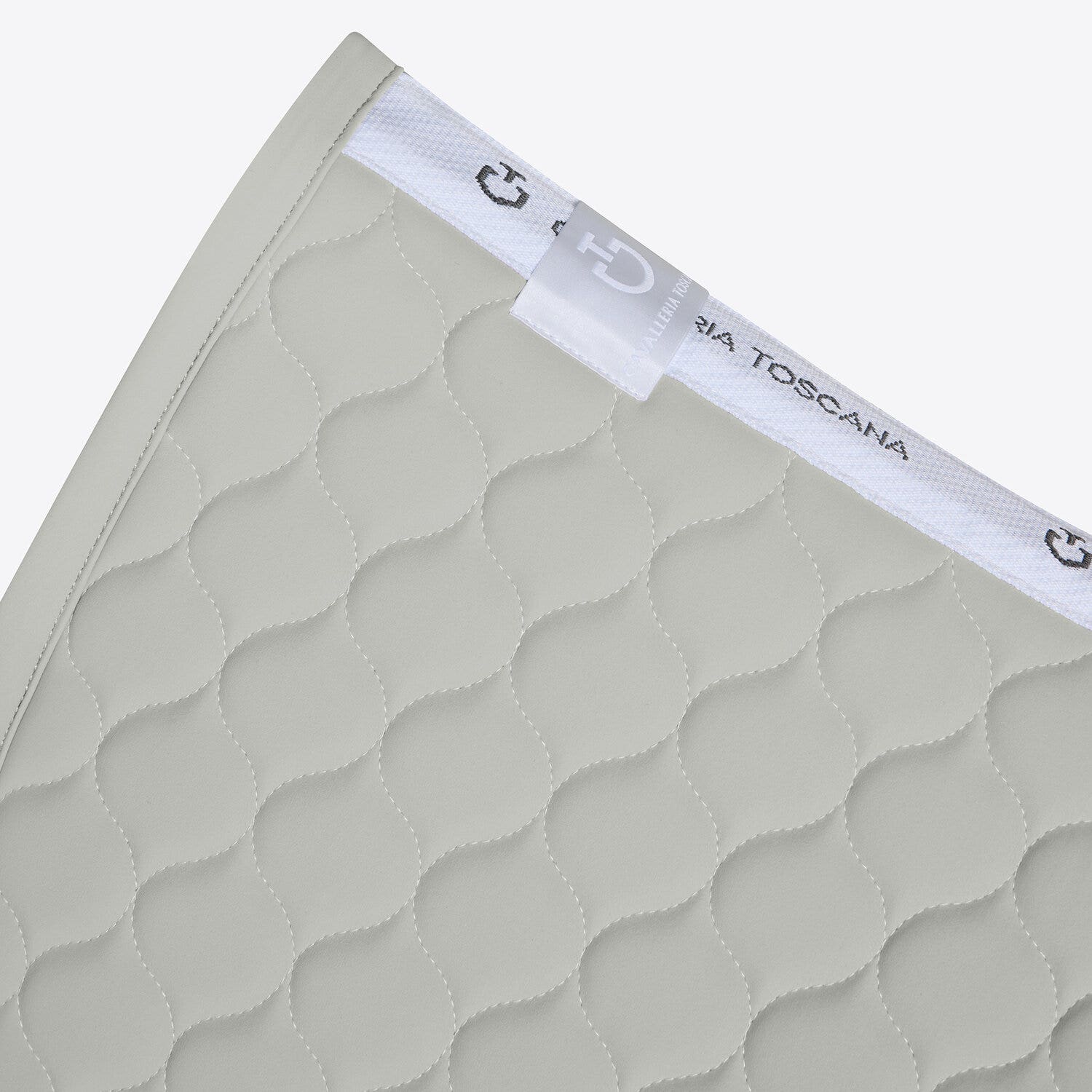 Cavalleria Toscana Cavalleria Toscana Dressage Saddle Pad with Circular Quilting BELGIAN BLOCK-2