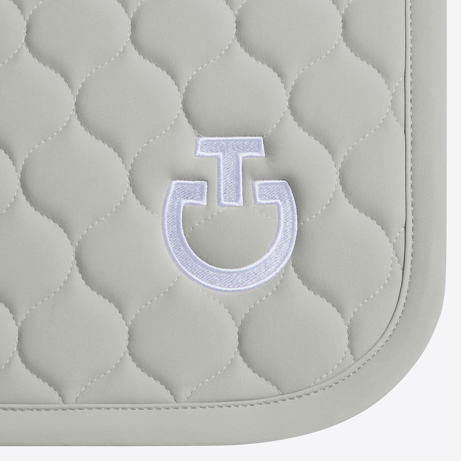 Cavalleria Toscana Cavalleria Toscana Dressage Saddle Pad with Circular Quilting BELGIAN BLOCK-3