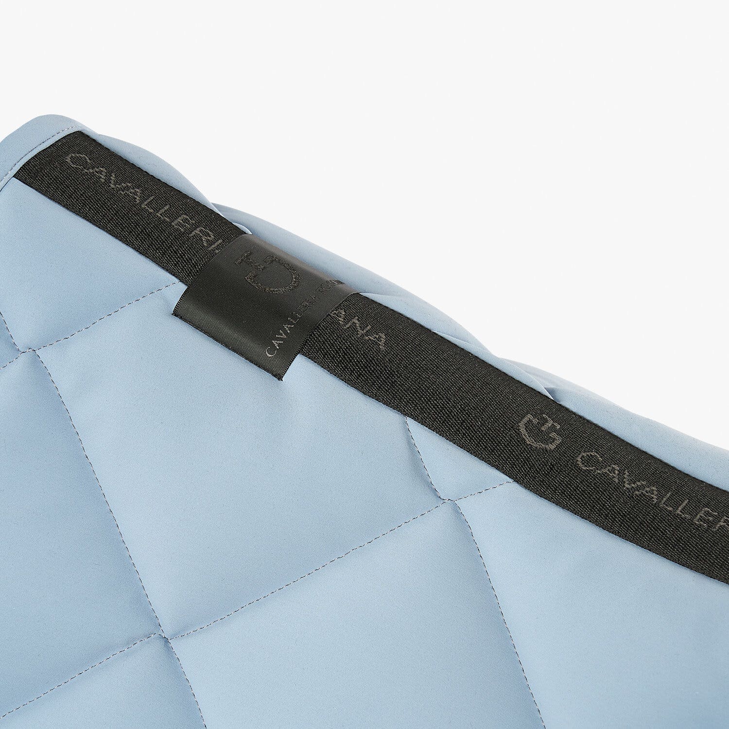 Cavalleria Toscana CT Team Red Stripe Dressage Saddle Pad Light blue-3