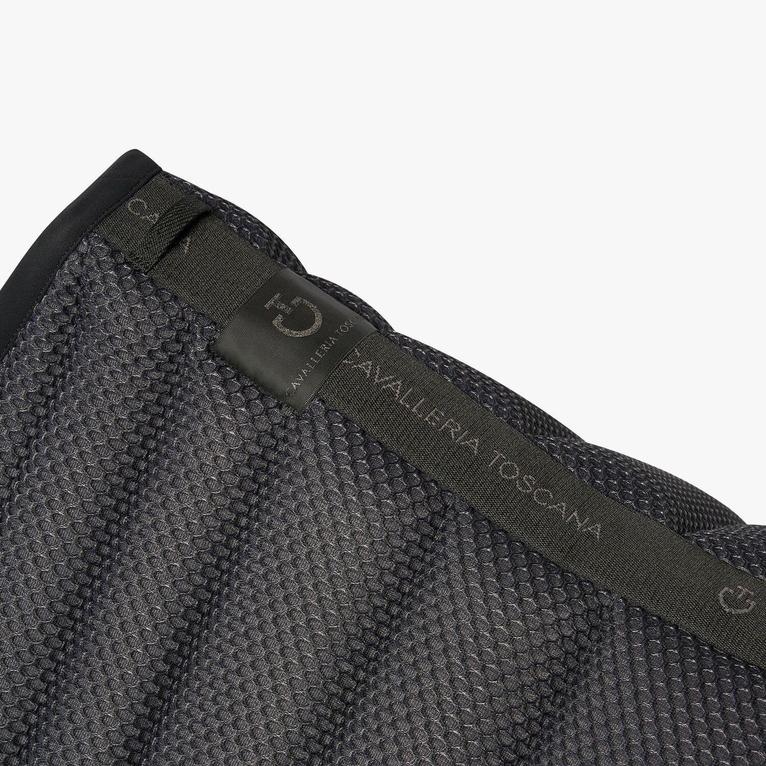 Cavalleria Toscana AIR jumping saddle pad ANTHRACITE GREY/GOLD-2