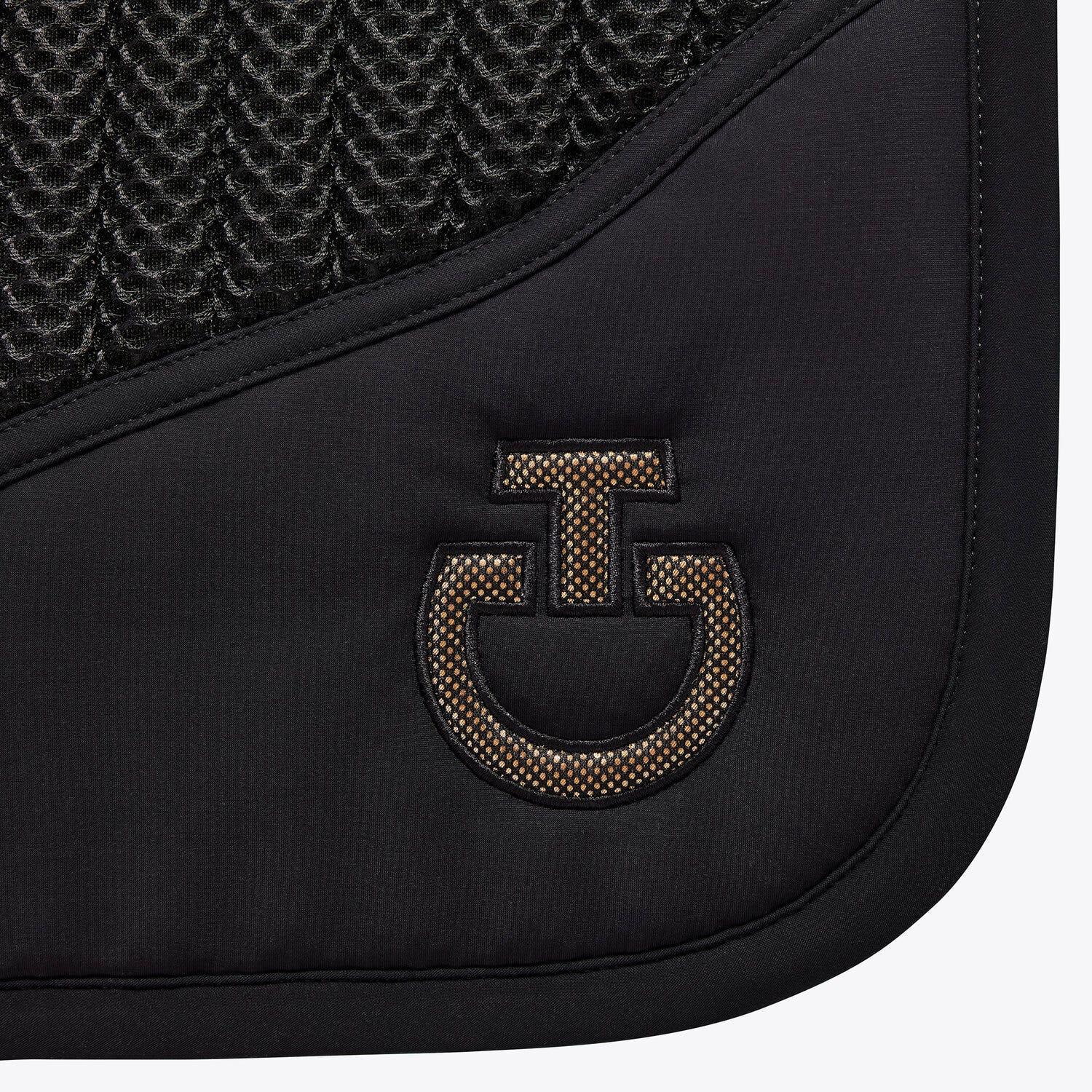 Cavalleria Toscana AIR dressage saddle pad BLACK/GOLD-3