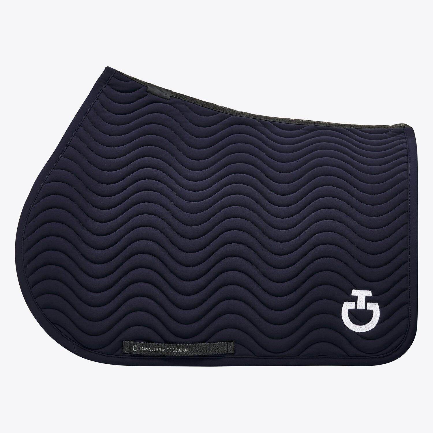 Quilted cotton jumping saddle pad