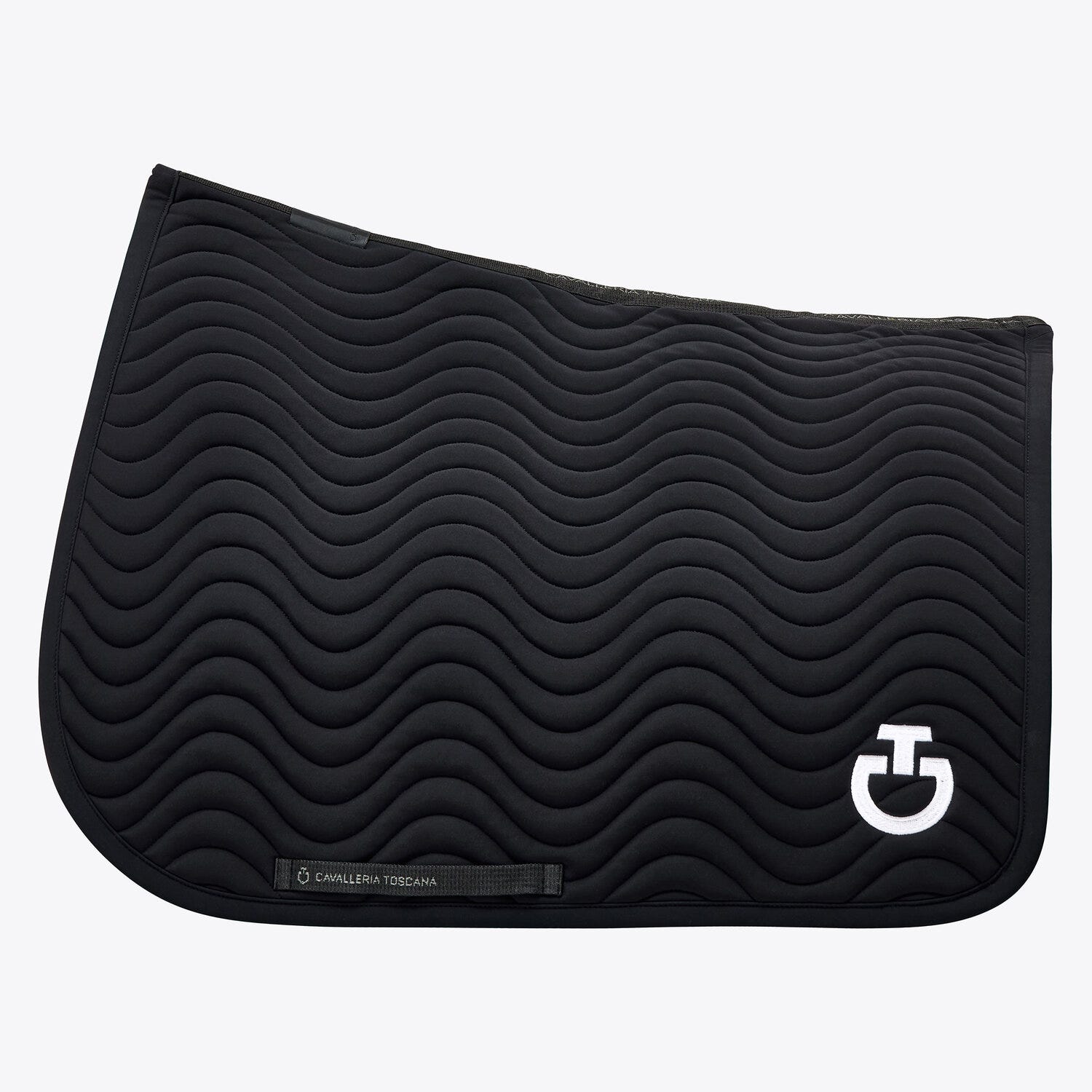 Quilted cotton jumping saddle pad
