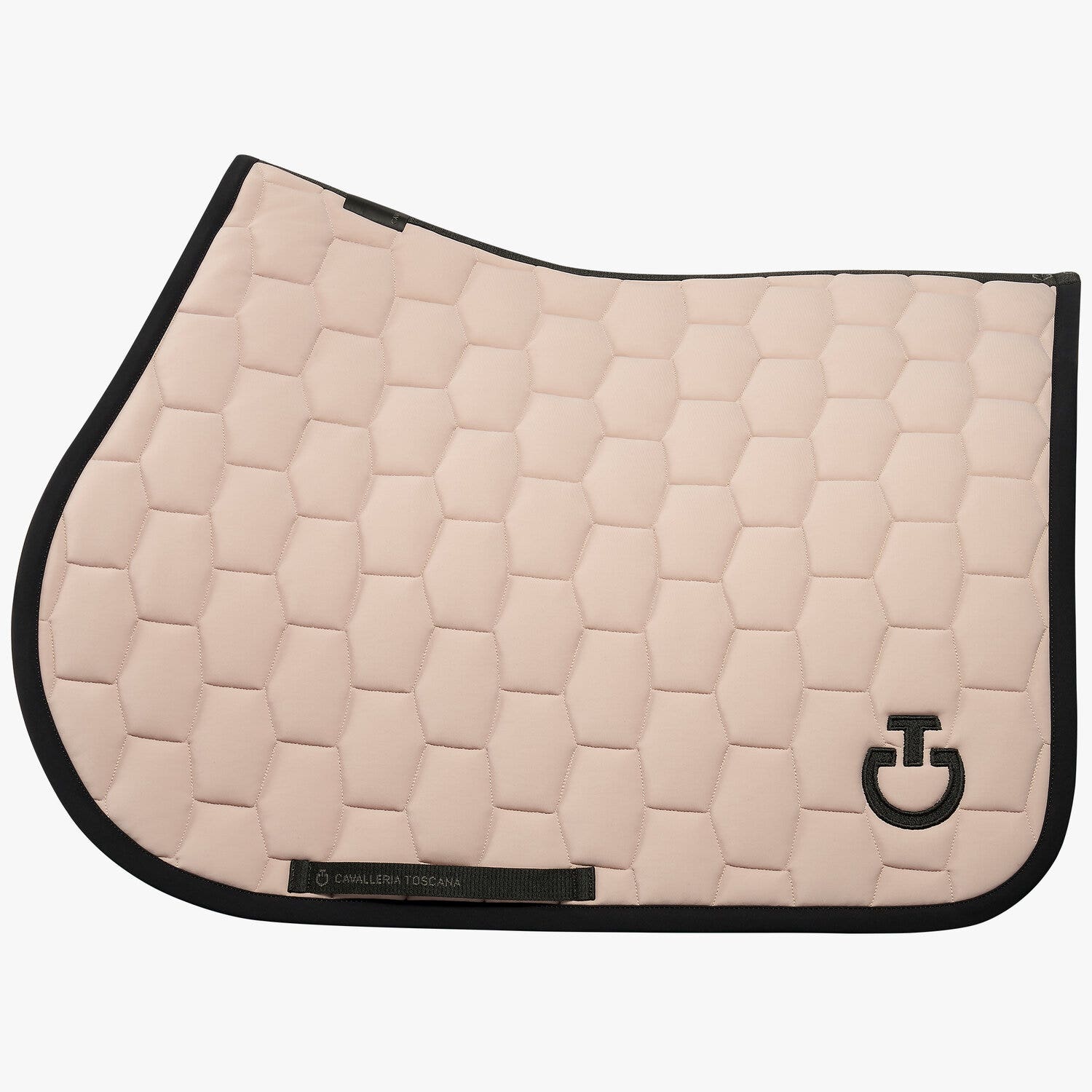 Cavalleria Toscana Quilted saddle pad CIPRIA/BLACK-1