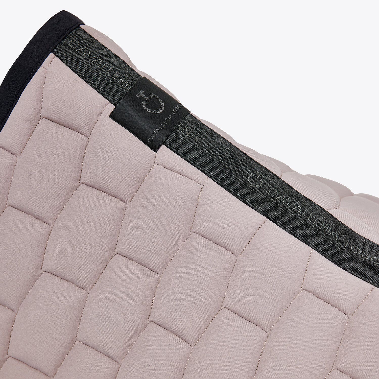 Cavalleria Toscana Quilted dressage saddle pad CIPRIA/BLACK-3
