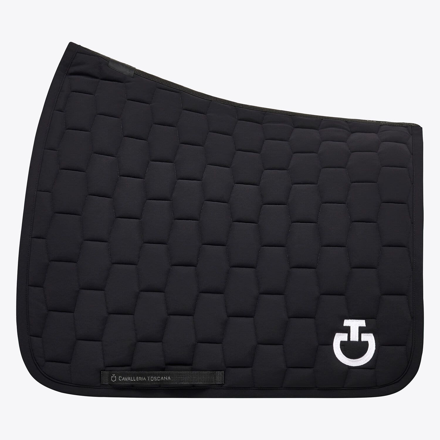 Cavalleria Toscana Quilted dressage saddle pad BLACK-1