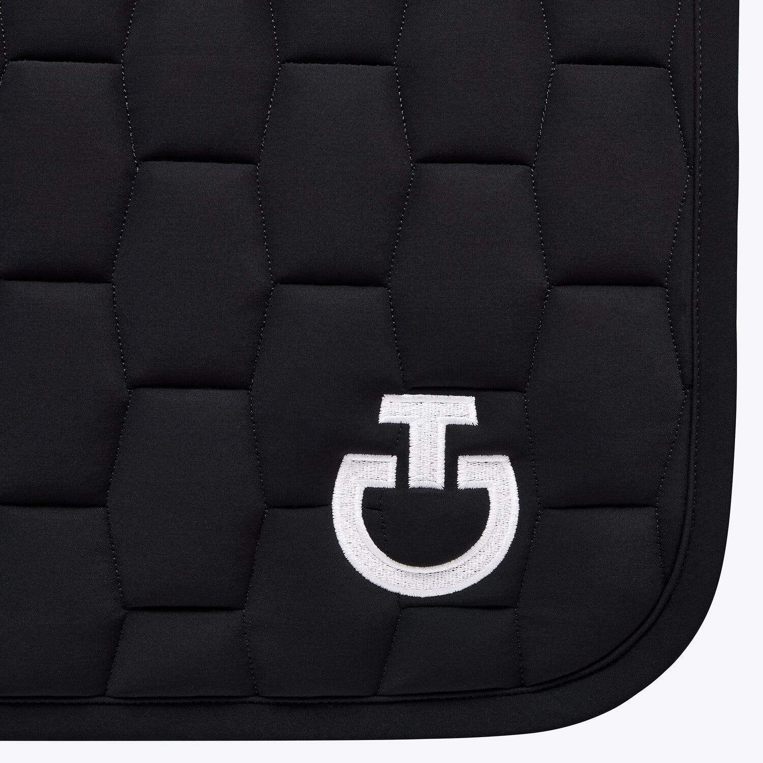 Cavalleria Toscana Quilted dressage saddle pad BLACK-3