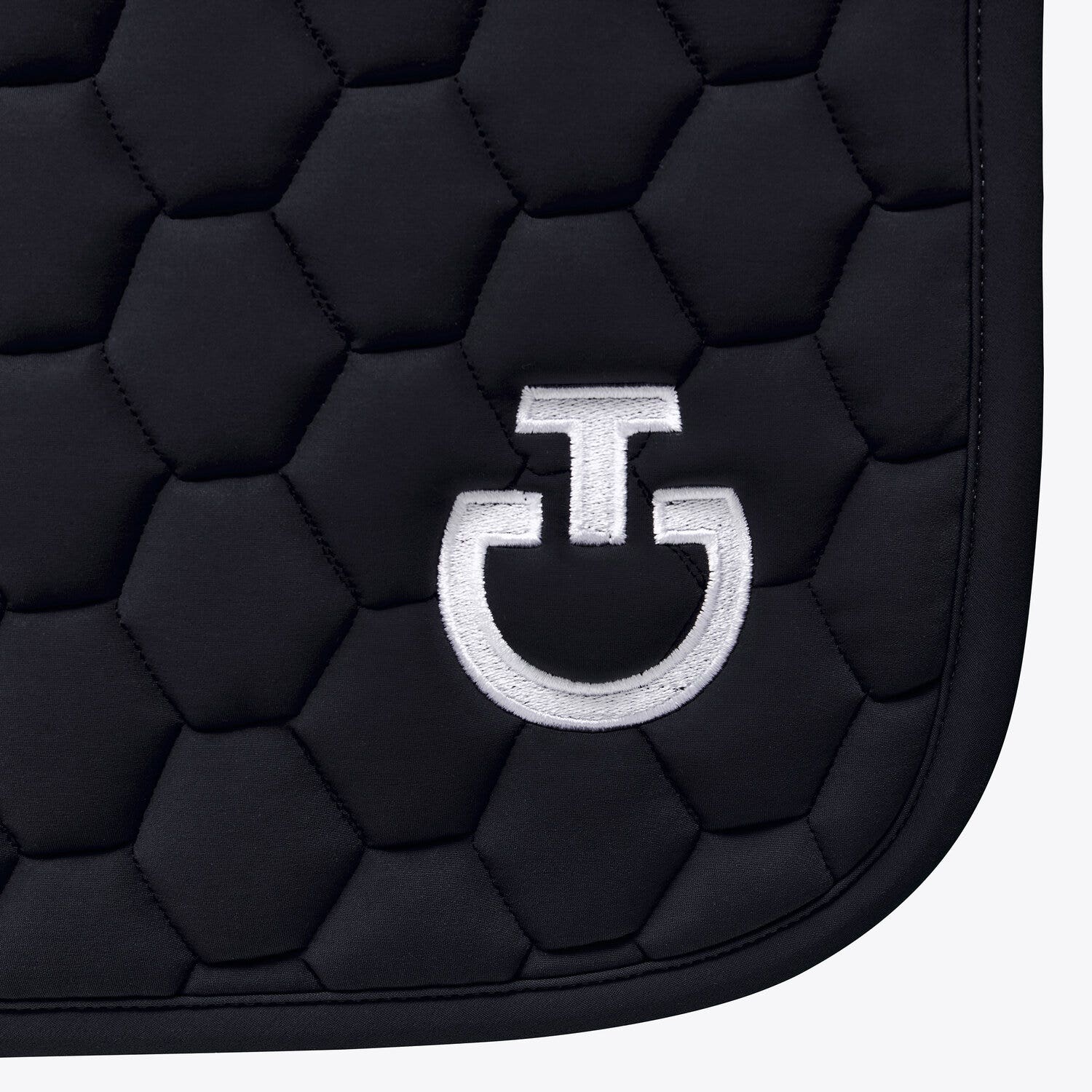 Cavalleria Toscana Dressage Jumping saddle pad in performance jersey NAVY-5