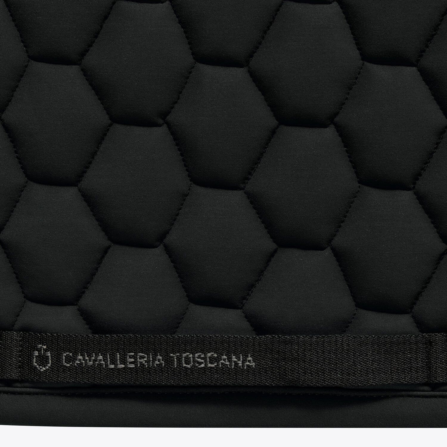 Cavalleria Toscana Dressage Jumping saddle pad in performance jersey BLACK-3