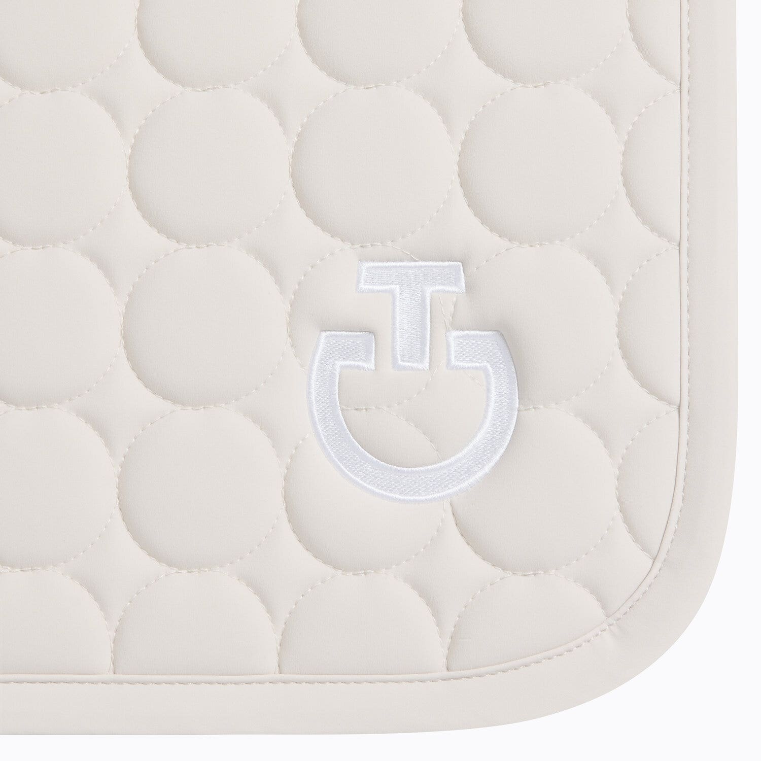 Cavalleria Toscana Jumping Saddle Pad in Circular Quilted Jersey | Cavalleria Toscana BRICH-3