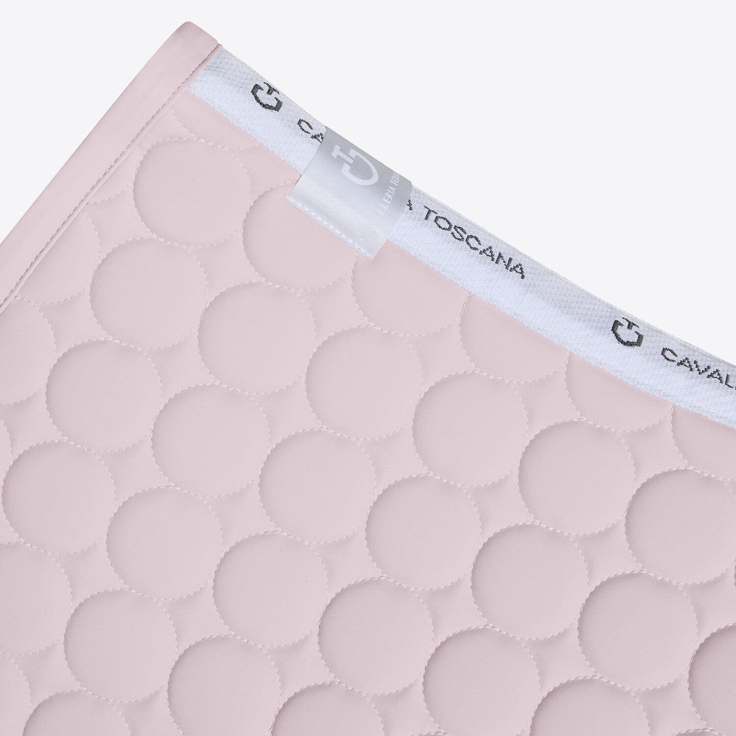 Cavalleria Toscana Jumping Saddle Pad in Circular Quilted Jersey | Cavalleria Toscana VIOLET ICE-2