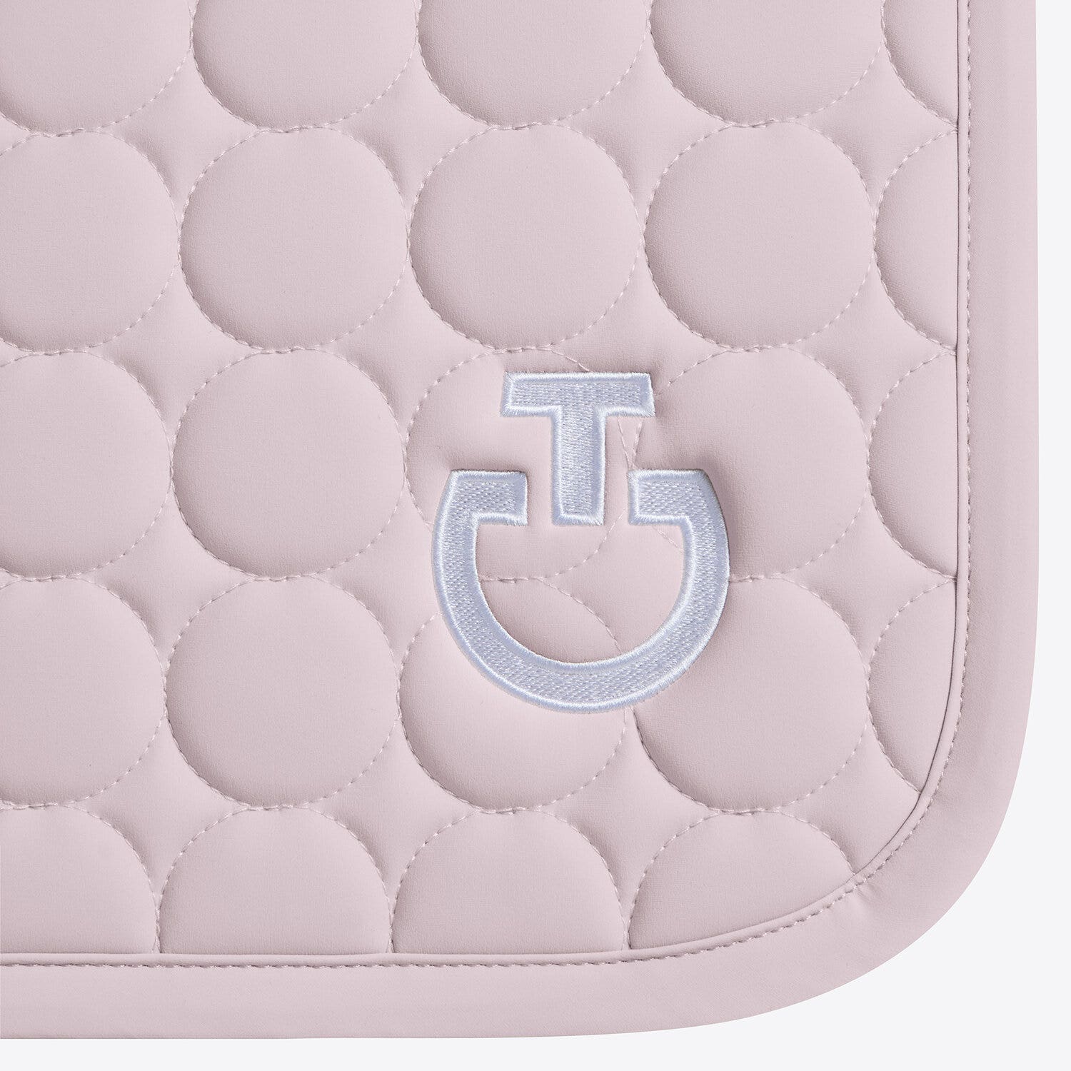 Cavalleria Toscana Jumping Saddle Pad in Circular Quilted Jersey | Cavalleria Toscana VIOLET ICE-3