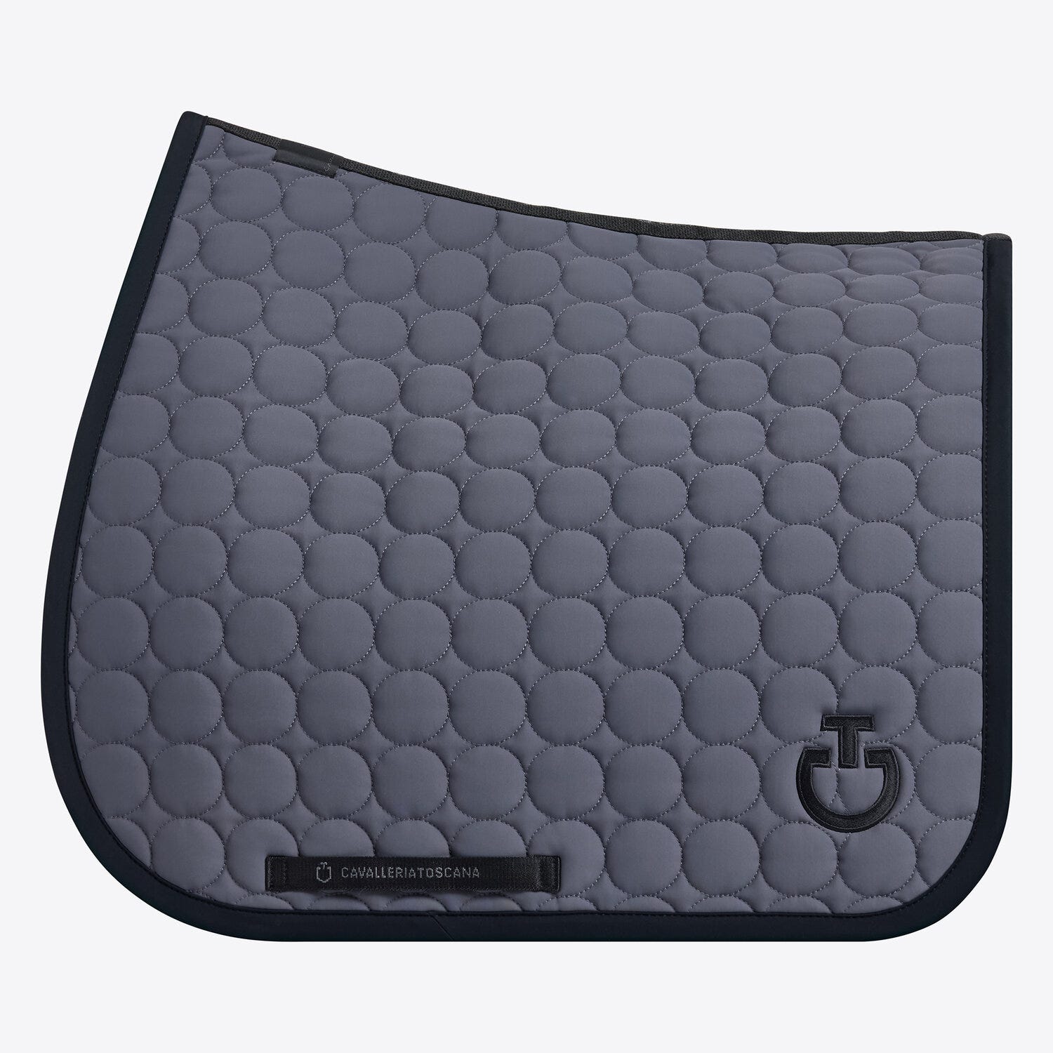 Dressage saddle pad in quilted cotton fabric