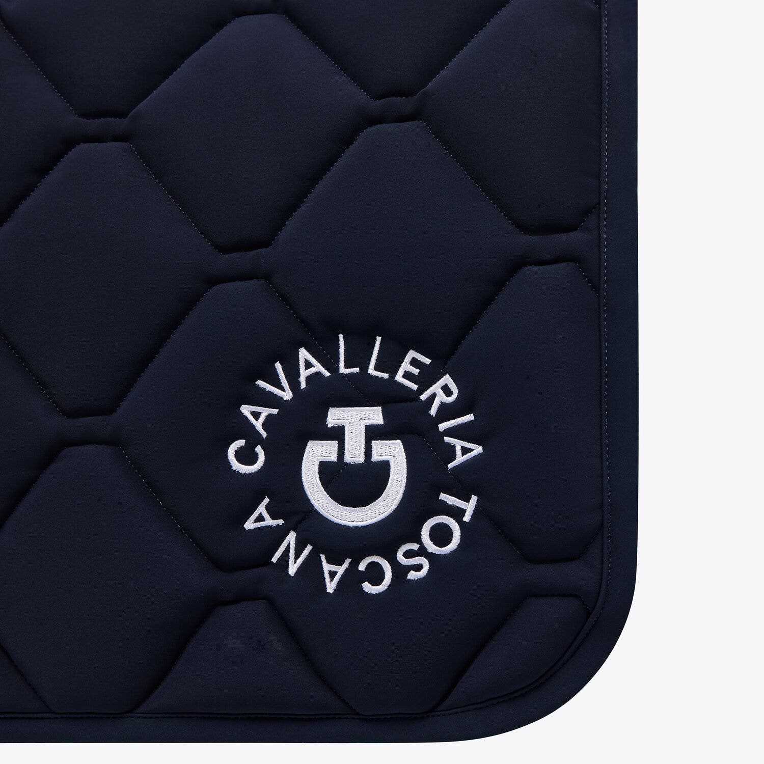 Cavalleria Toscana Ct Orbit Quilted dressage Saddle Pad DARK BLUE/DARK BLUE-2